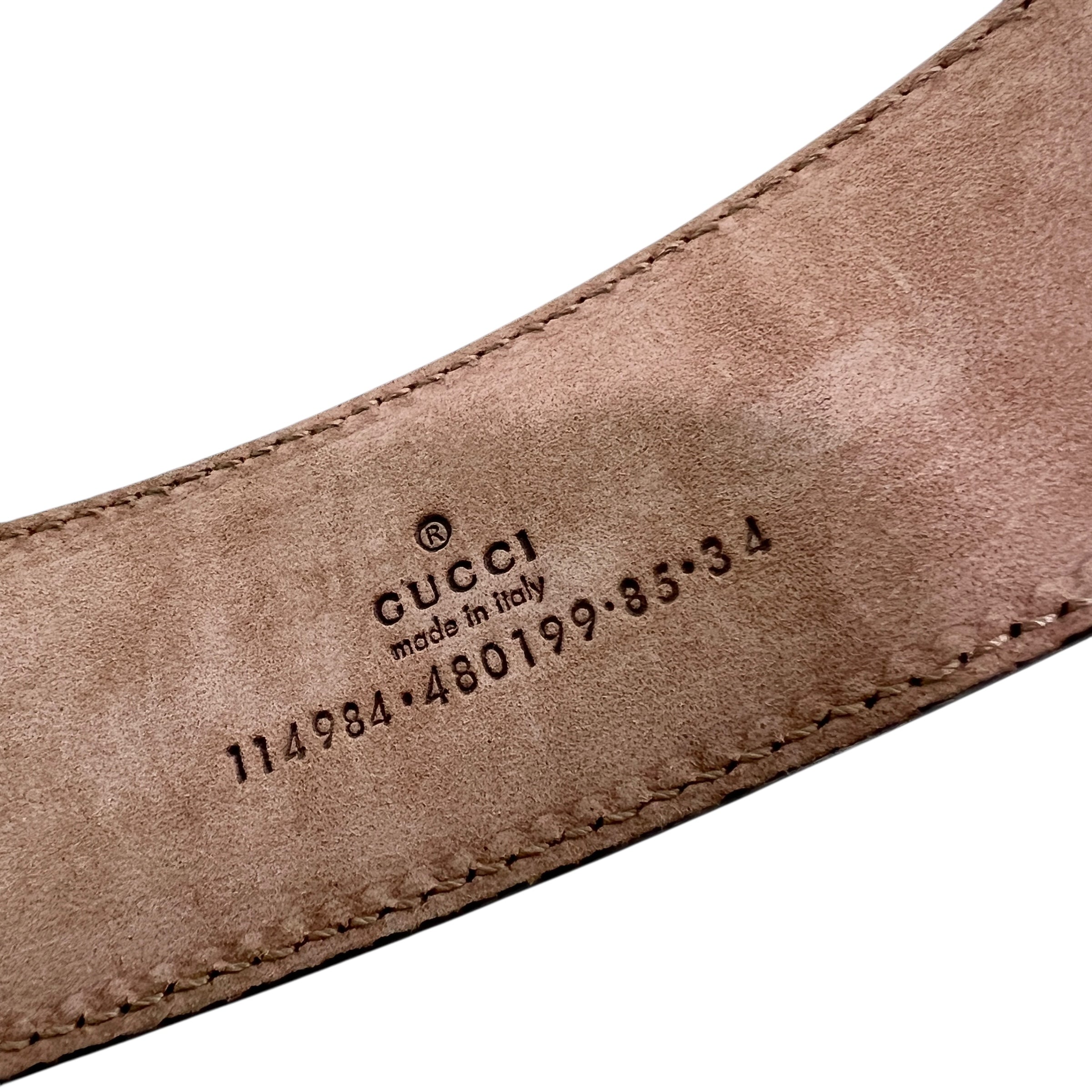 Cintura Web con fibbia incrocio GG tg. 85