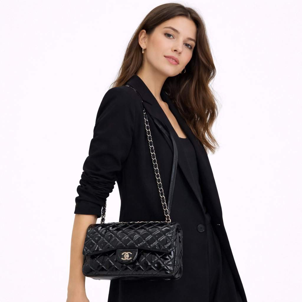 Timeless Classique Grande Single Flap Vernice