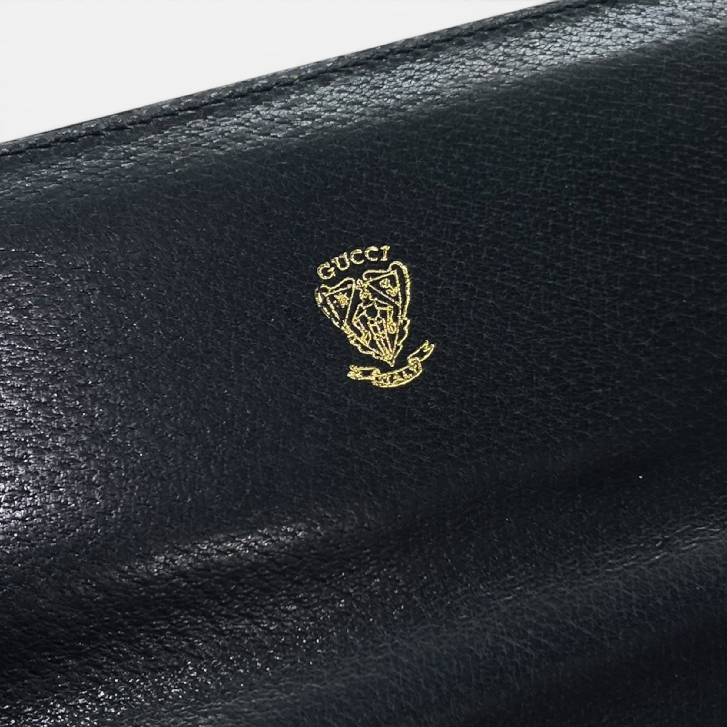 Gucci borsa da viaggio vintage in GG Supreme e pelle (cabinabile)