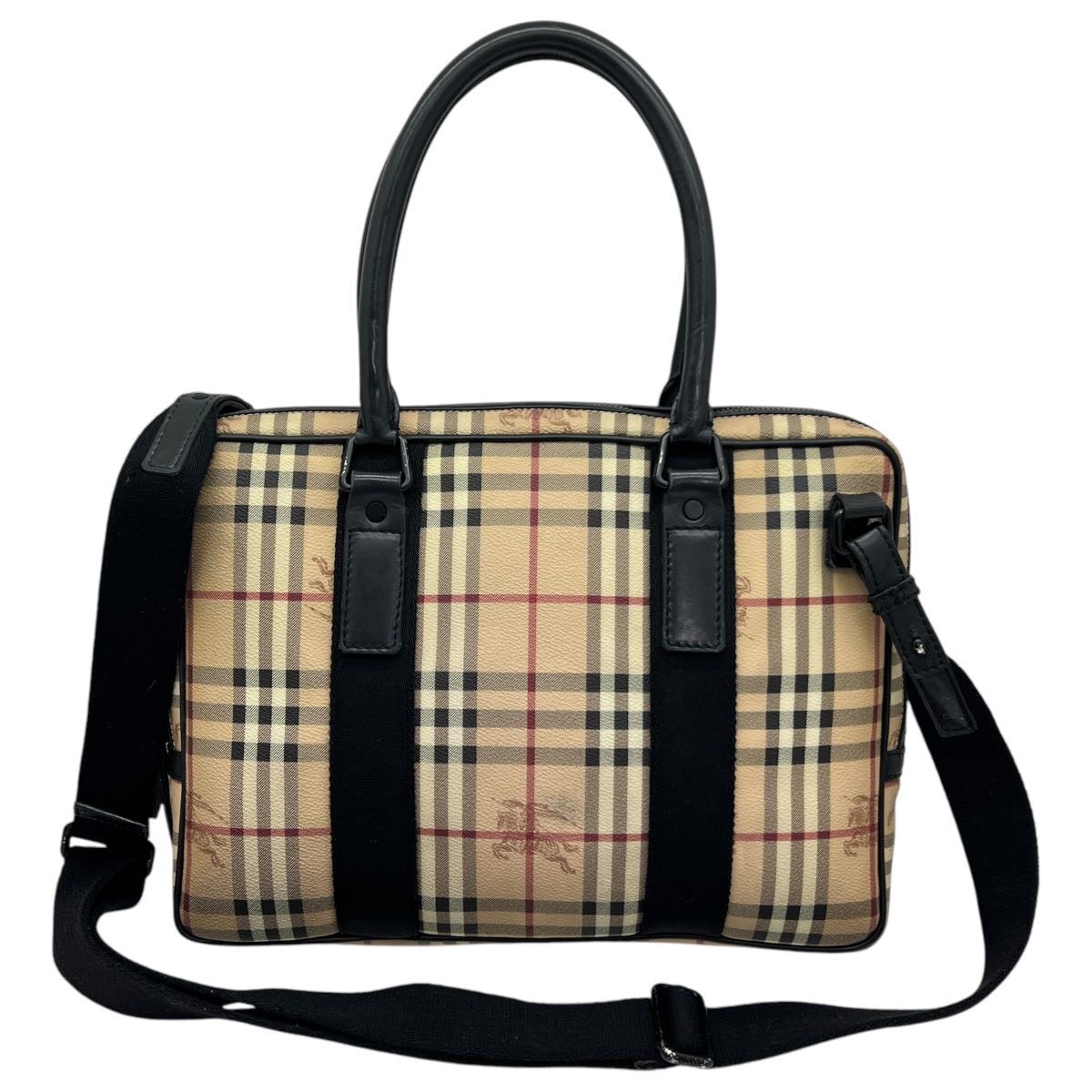 BURBERRY PORTADOCUMENTI/PC IN PELLE VINTAGE CHECK