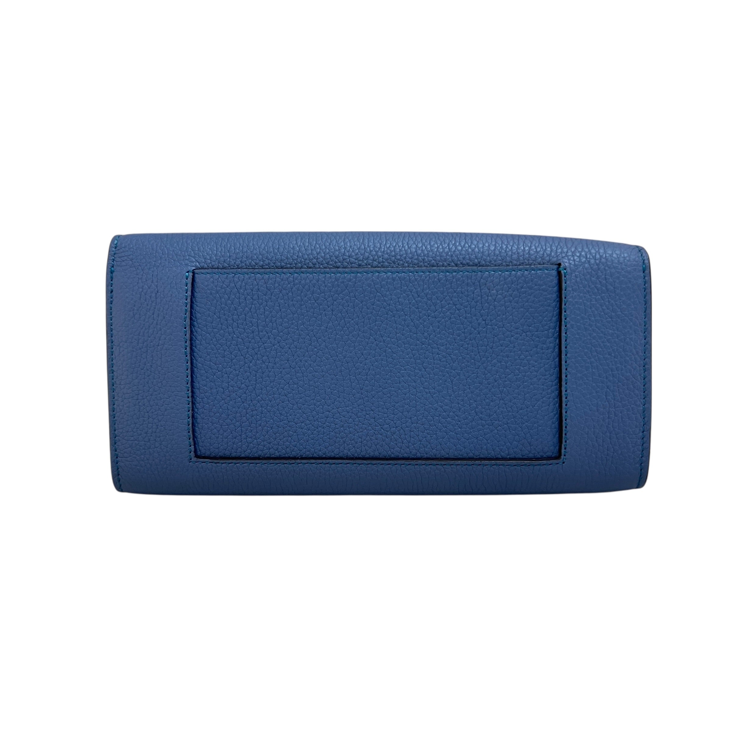 Portafoglio continental in pelle