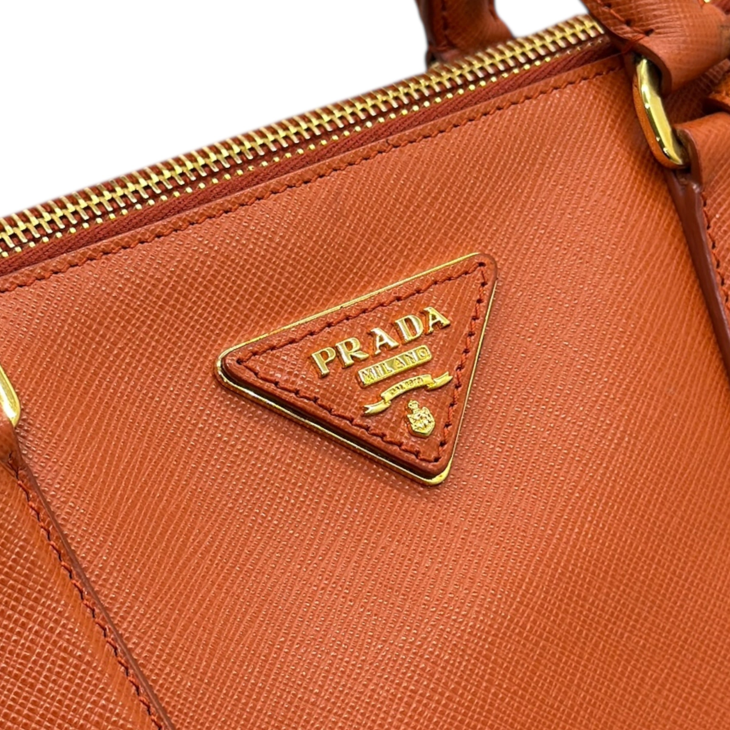 Galleria large in pelle Saffiano