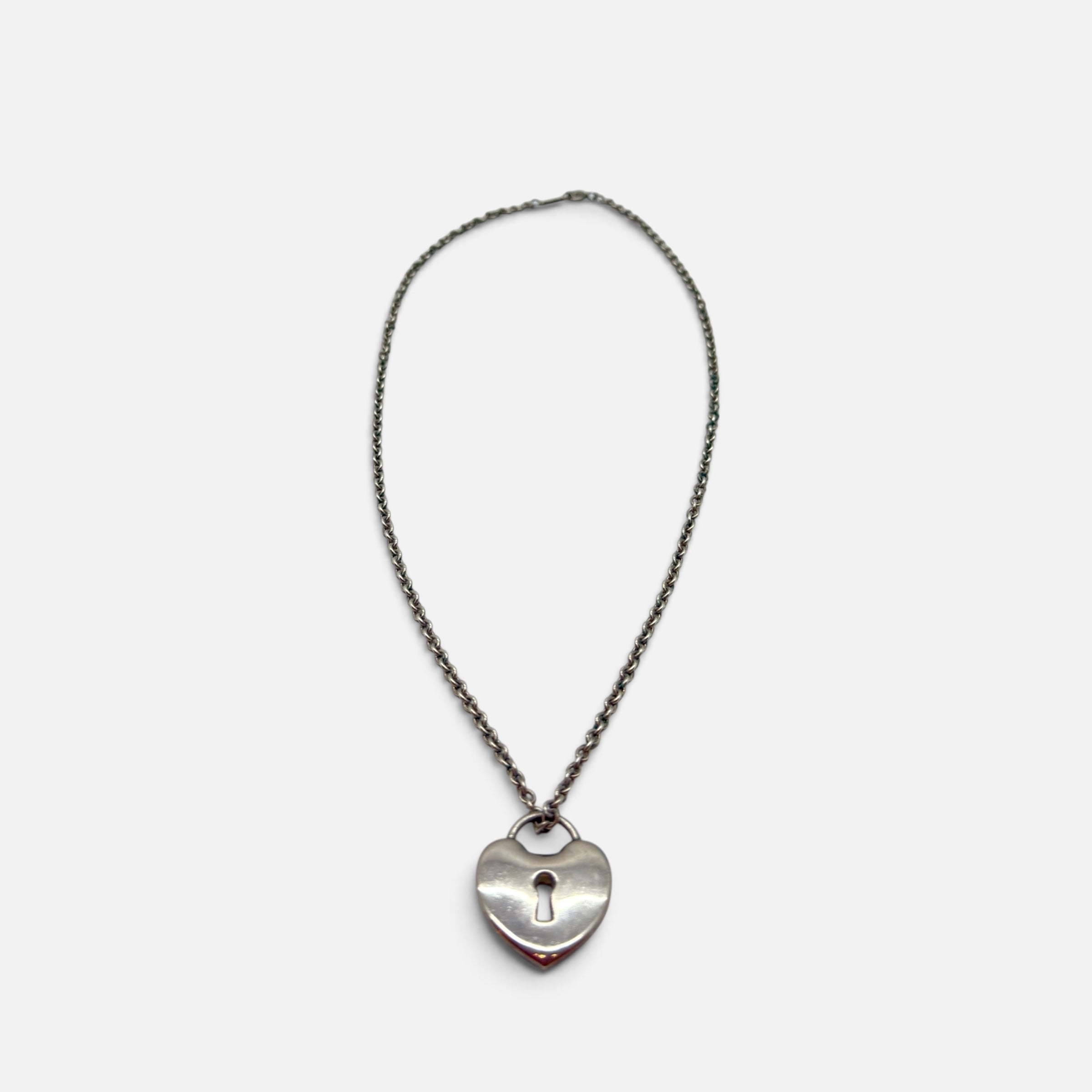 Collana Heart Lock in argento