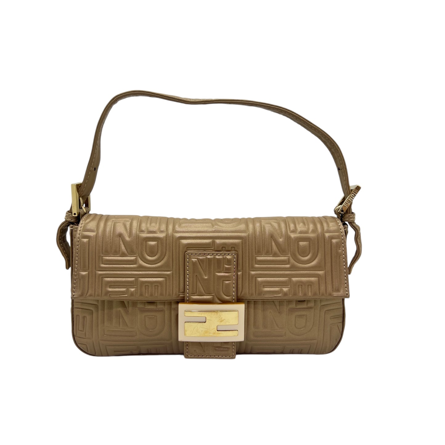 FENDI BAGUETTE EMBOSSED RE-EDITION 1997 IN NAPPA LIMITED ED.