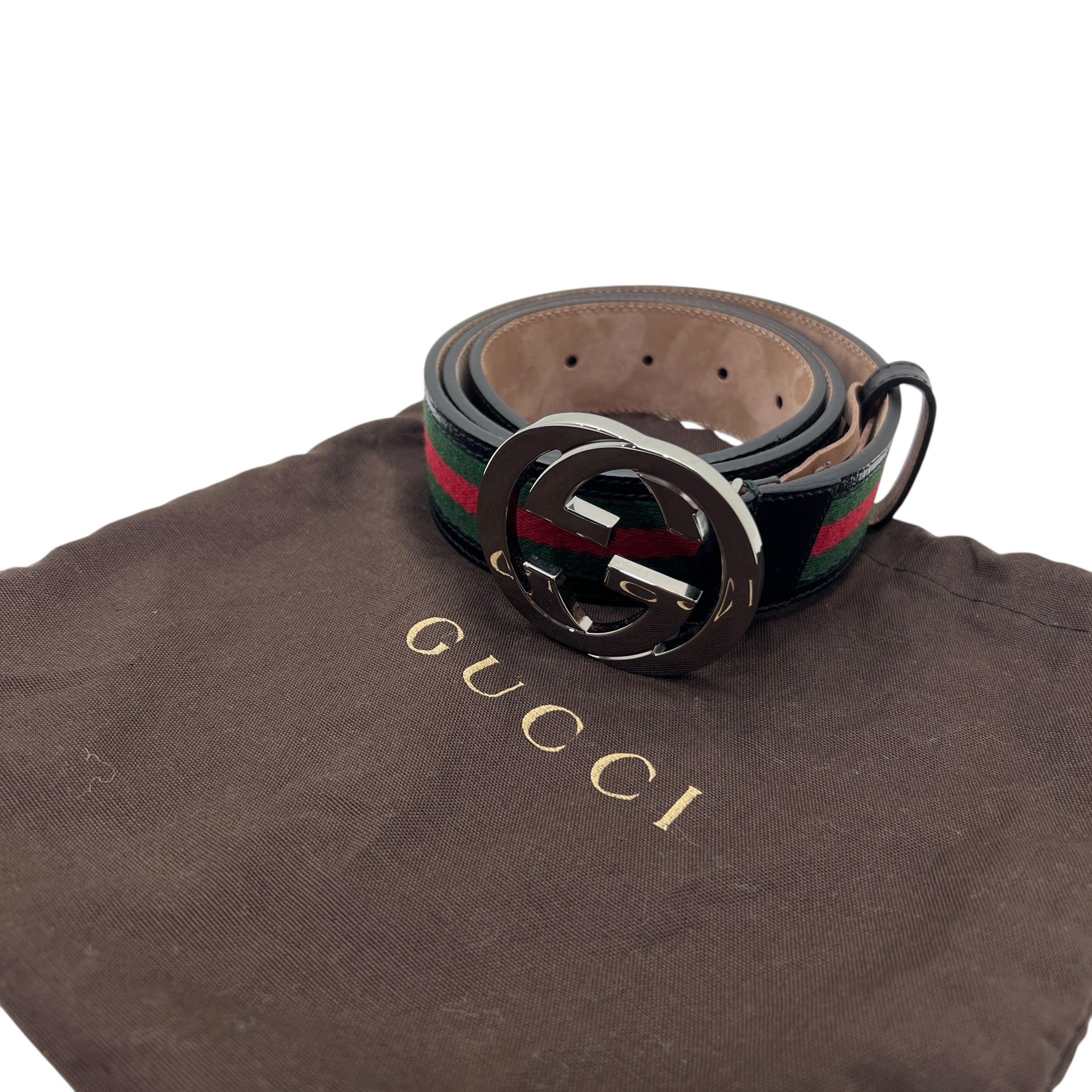 Cintura Web con fibbia incrocio GG tg. 85