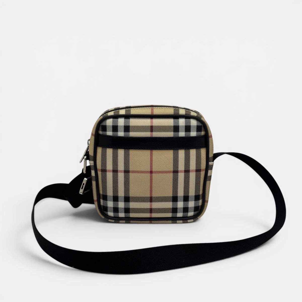 Mini borsa a tracolla Check