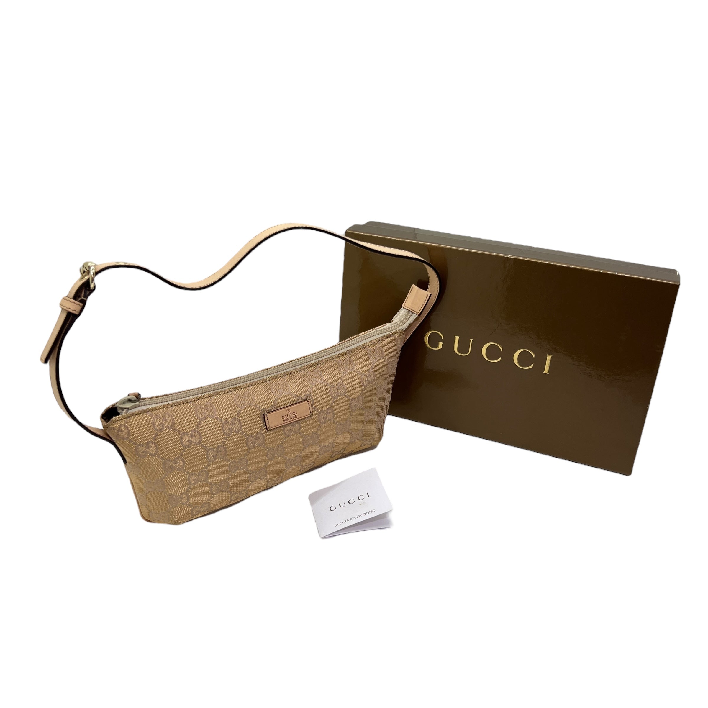 Gucci mini borsa a spalla con finitura dorata