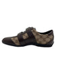 GUCCI SCARPE IN TESSUTO GG E PELLE TG 38