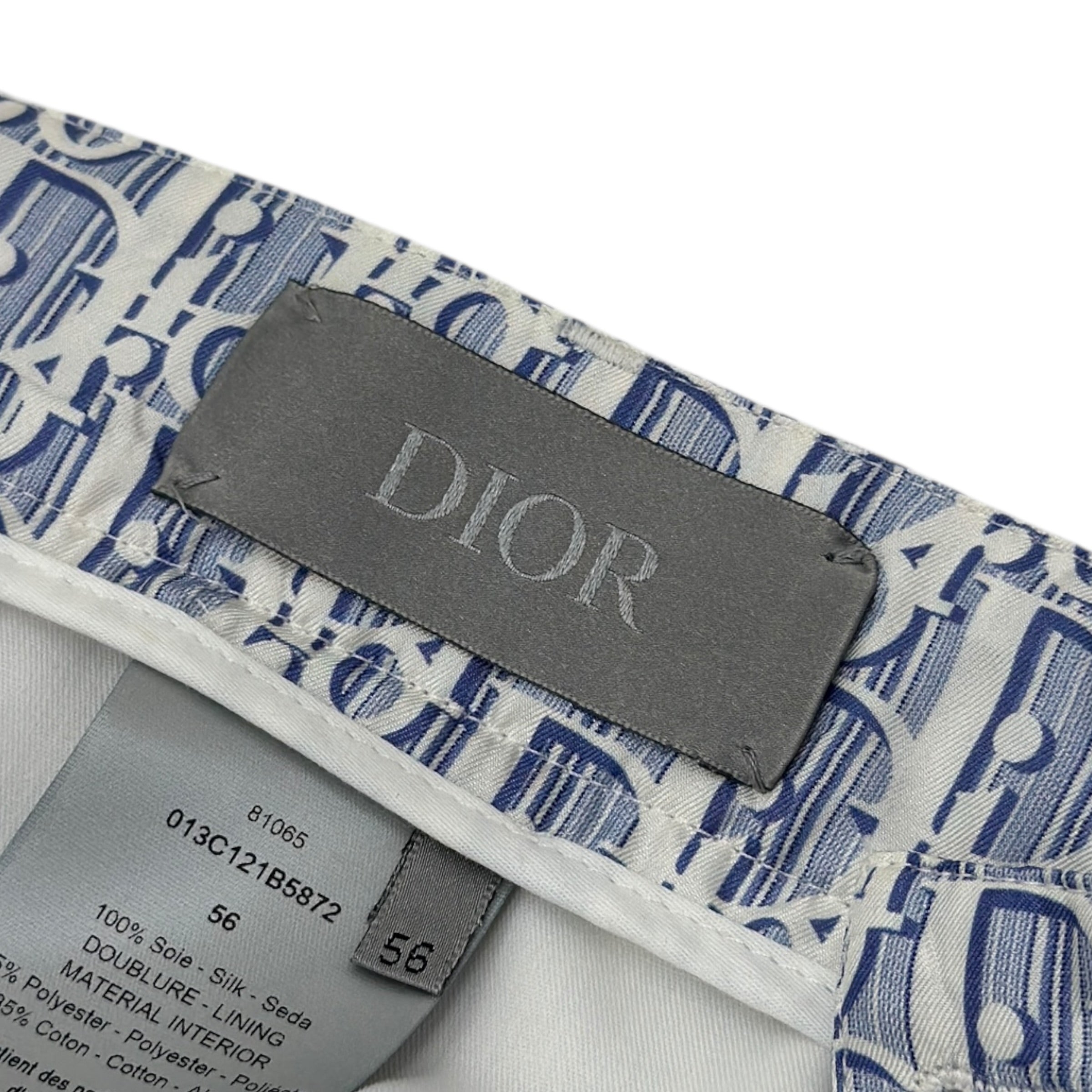 Shorts Dior Oblique in seta taglia XL