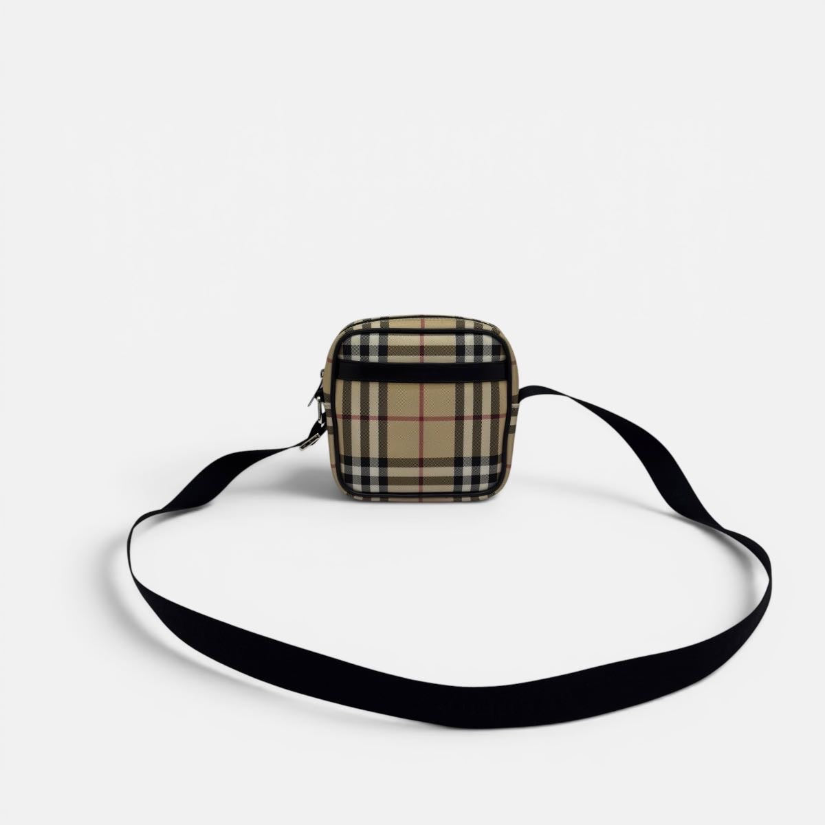 Mini borsa a tracolla Check