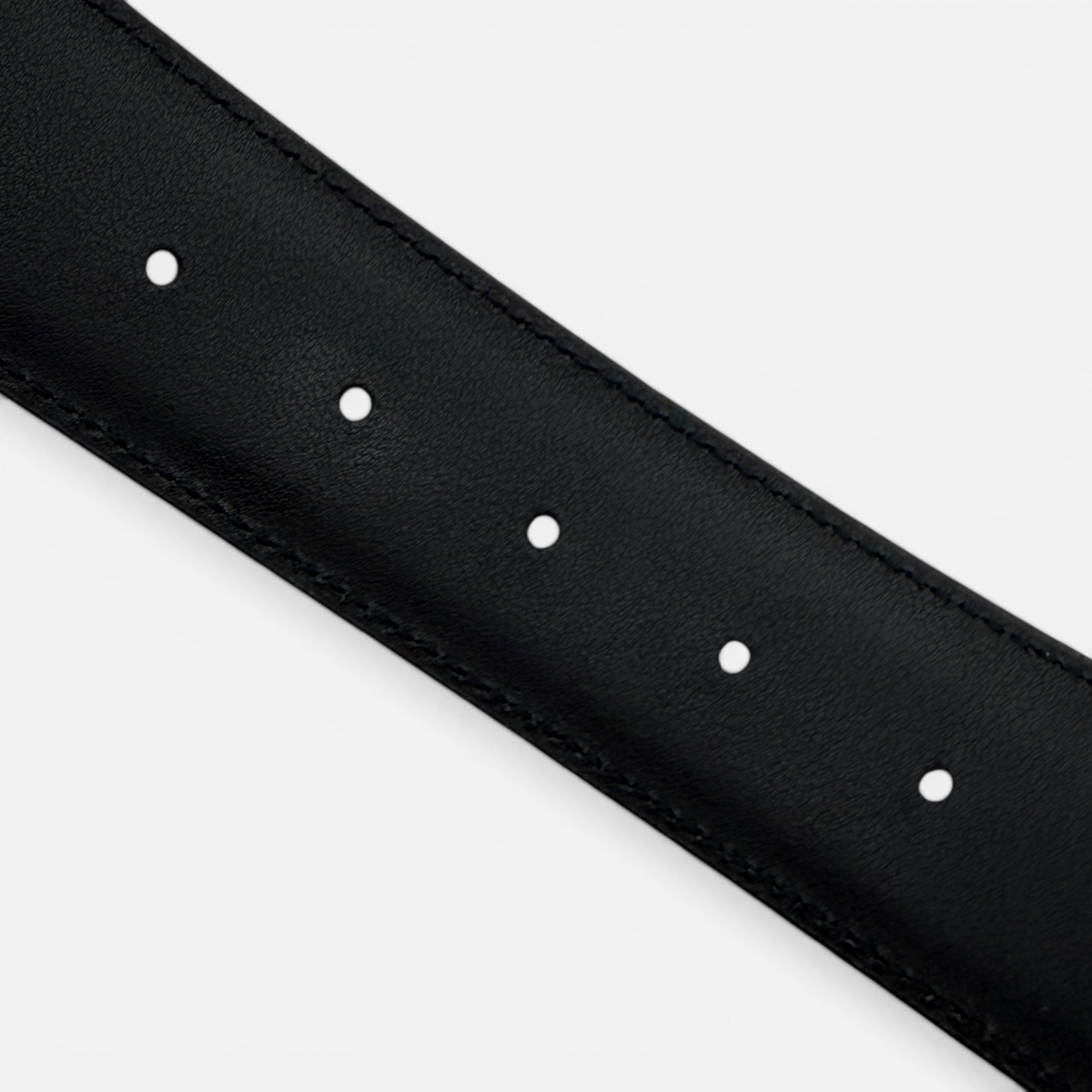 Cintura in pelle nera guccissima