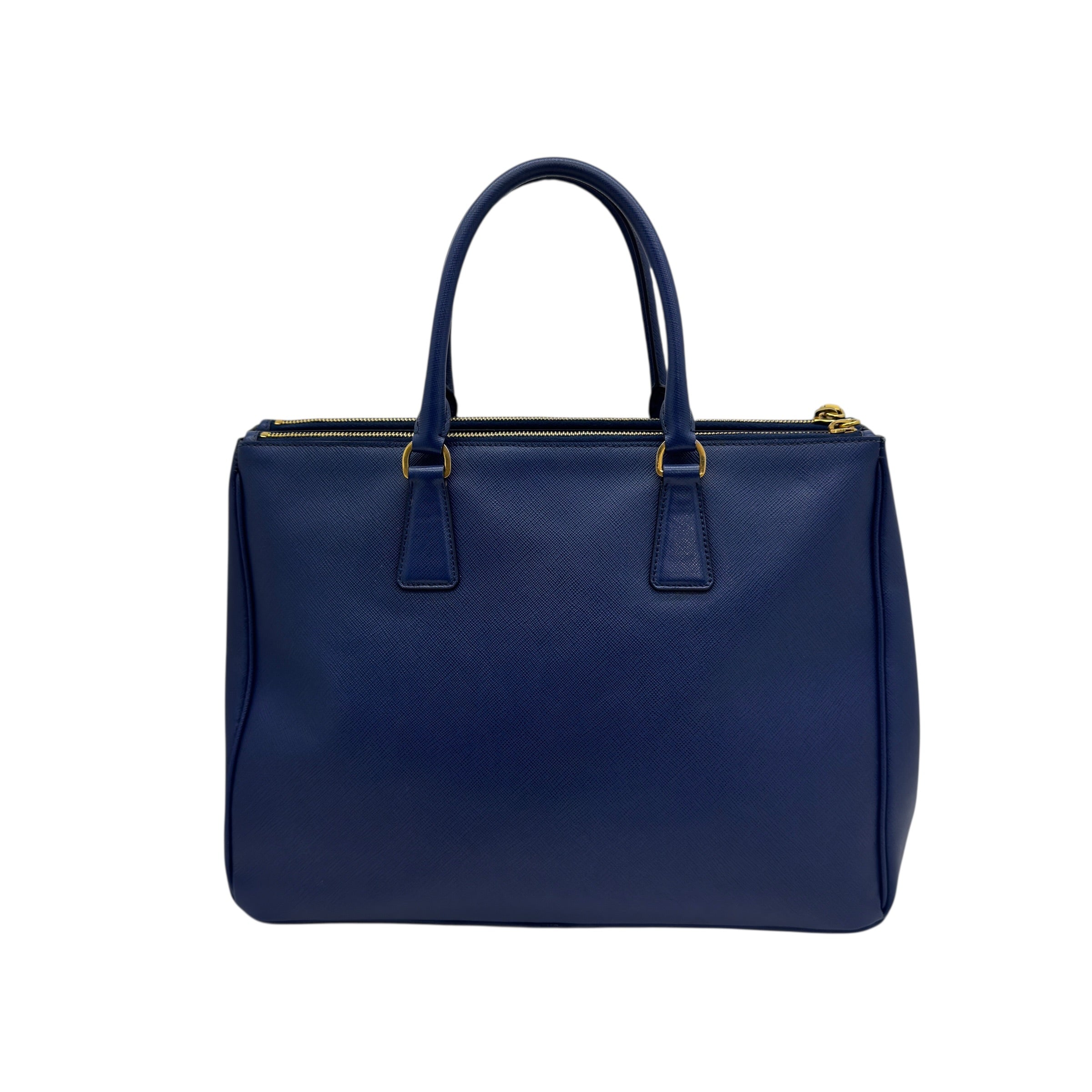 Galleria large a mano in pelle Saffiano