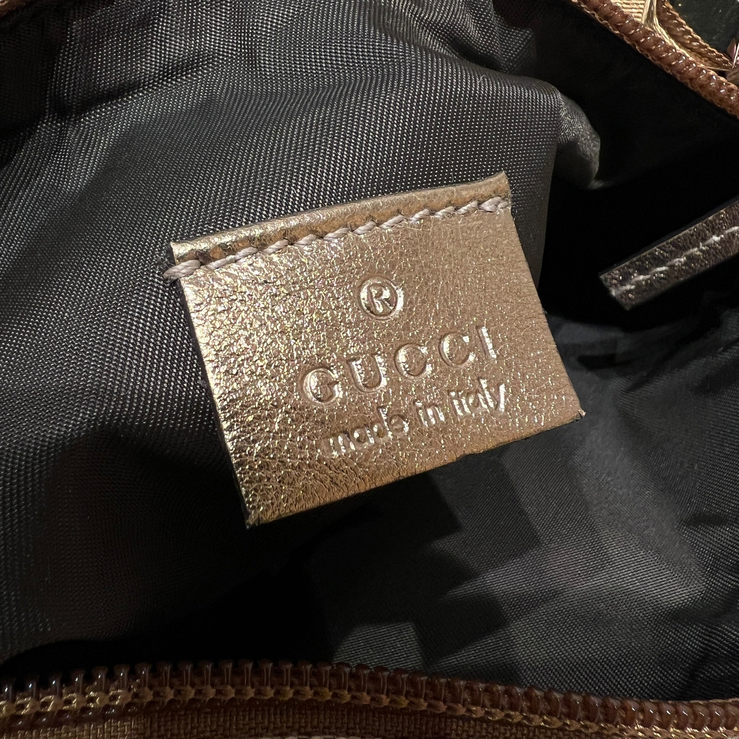 Mini borsa a spalla in tessuto GG