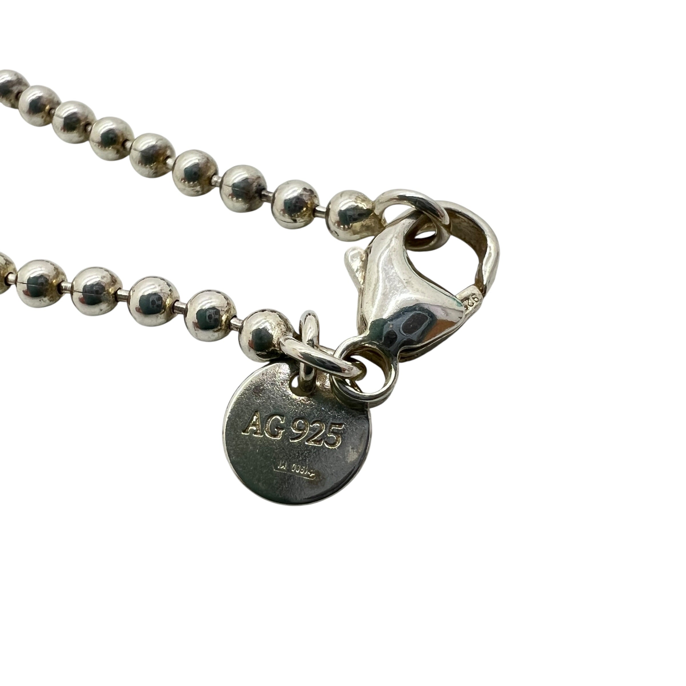 Pendente Heart Tag medio con catena