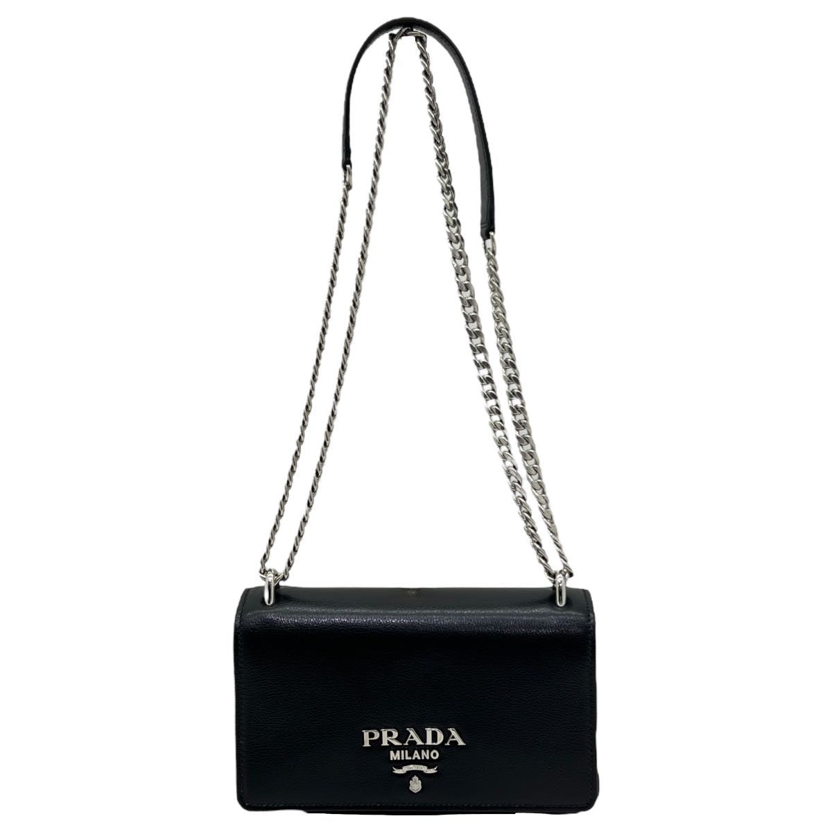 PRADA BORSA IN PELLE CON CATENA