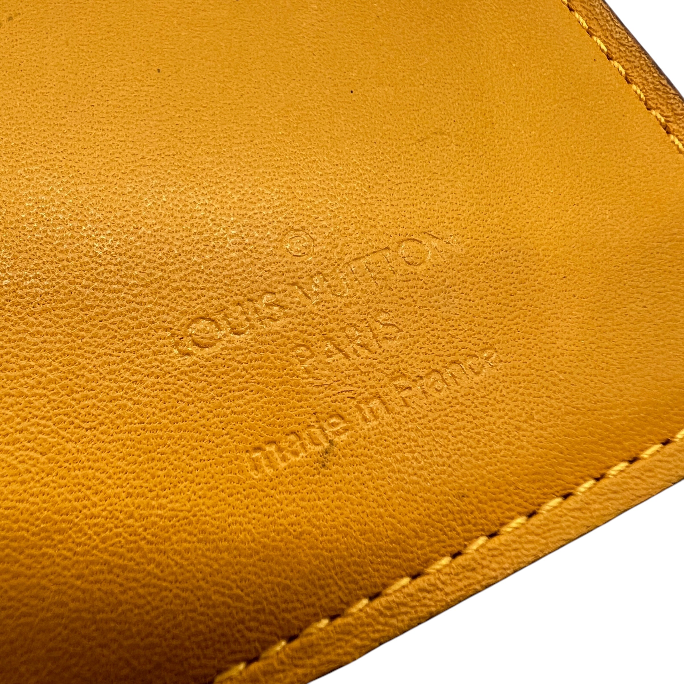 Brazza in pelle Damier