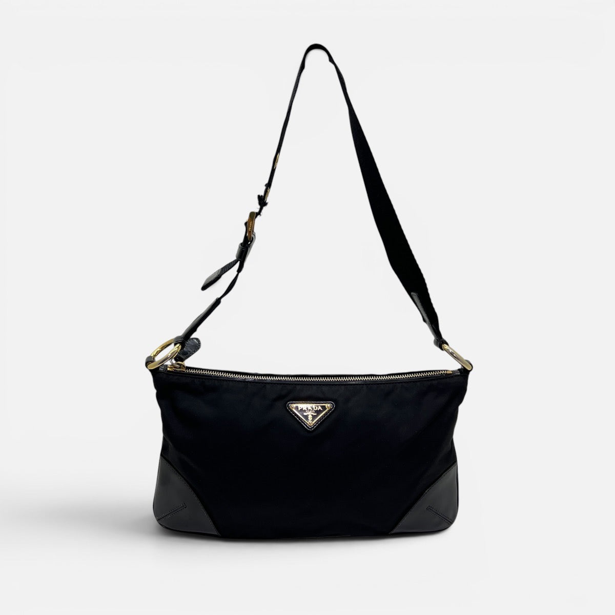 Borsa a spalla vintage in nylon