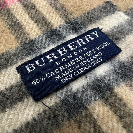 BURBERRY SCIARPA MISTO CASHMERE