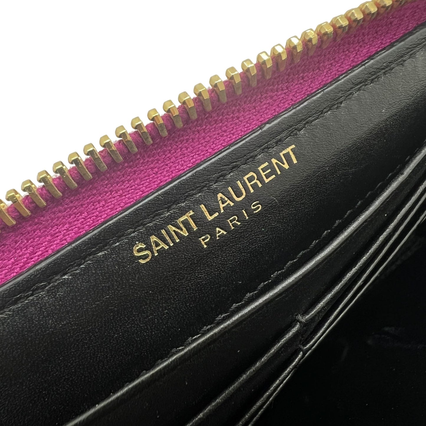 SAINT LAURENT PORTAFOGLIO IN NAPPA CON ZIP