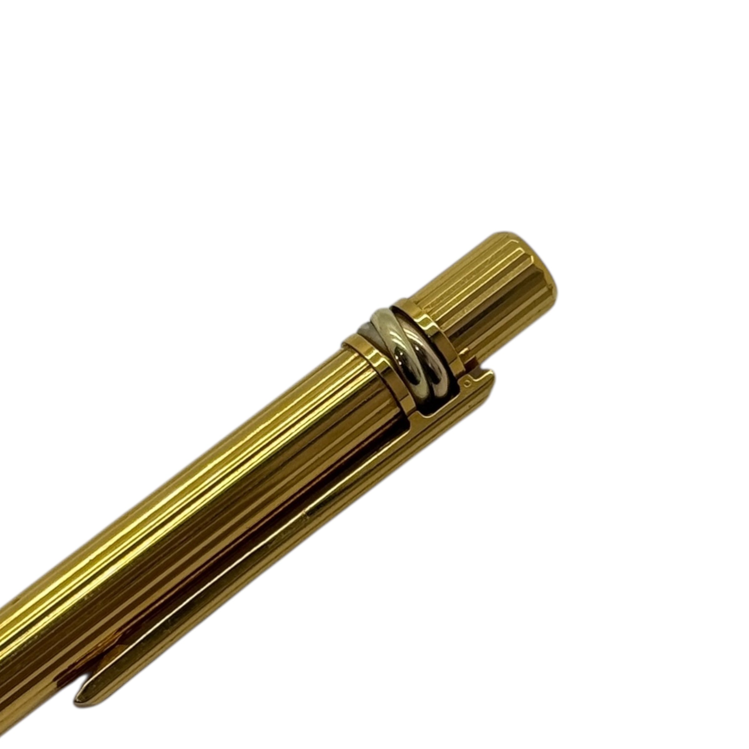 Trilogy penna a sfera placcata oro