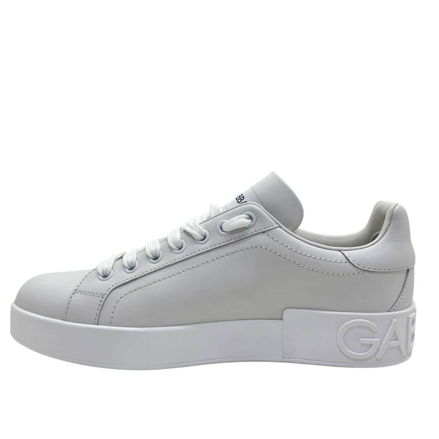 DOLCE & GABBANA SNEAKERS PORTOFINO IN PELLE DI VITELLO TG 38