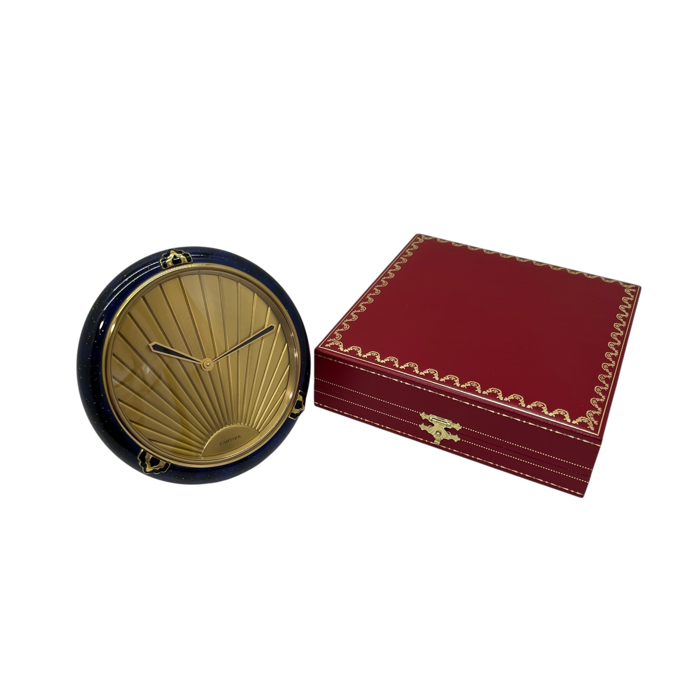 CARTIER ART DECÓ LAPIS OROLOGIO DA TAVOLO AL QUARZO