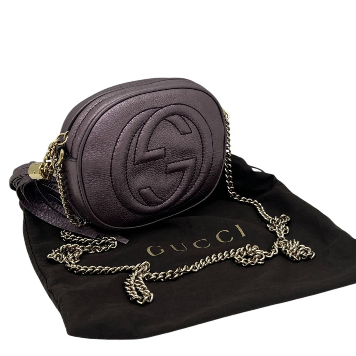 GUCCI SOHO ROUND BAG CON CATENA