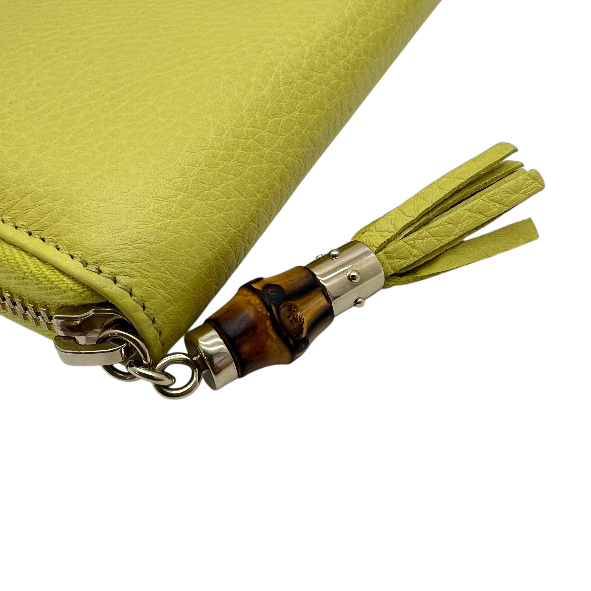 Bamboo Tassel Portafoglio con cerniera