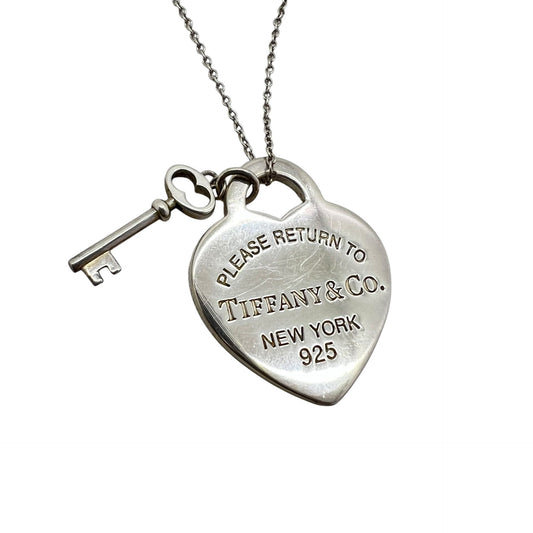 TIFFANY & CO. CONDOLO HEART TAG CON CHIAVE E CATENINA