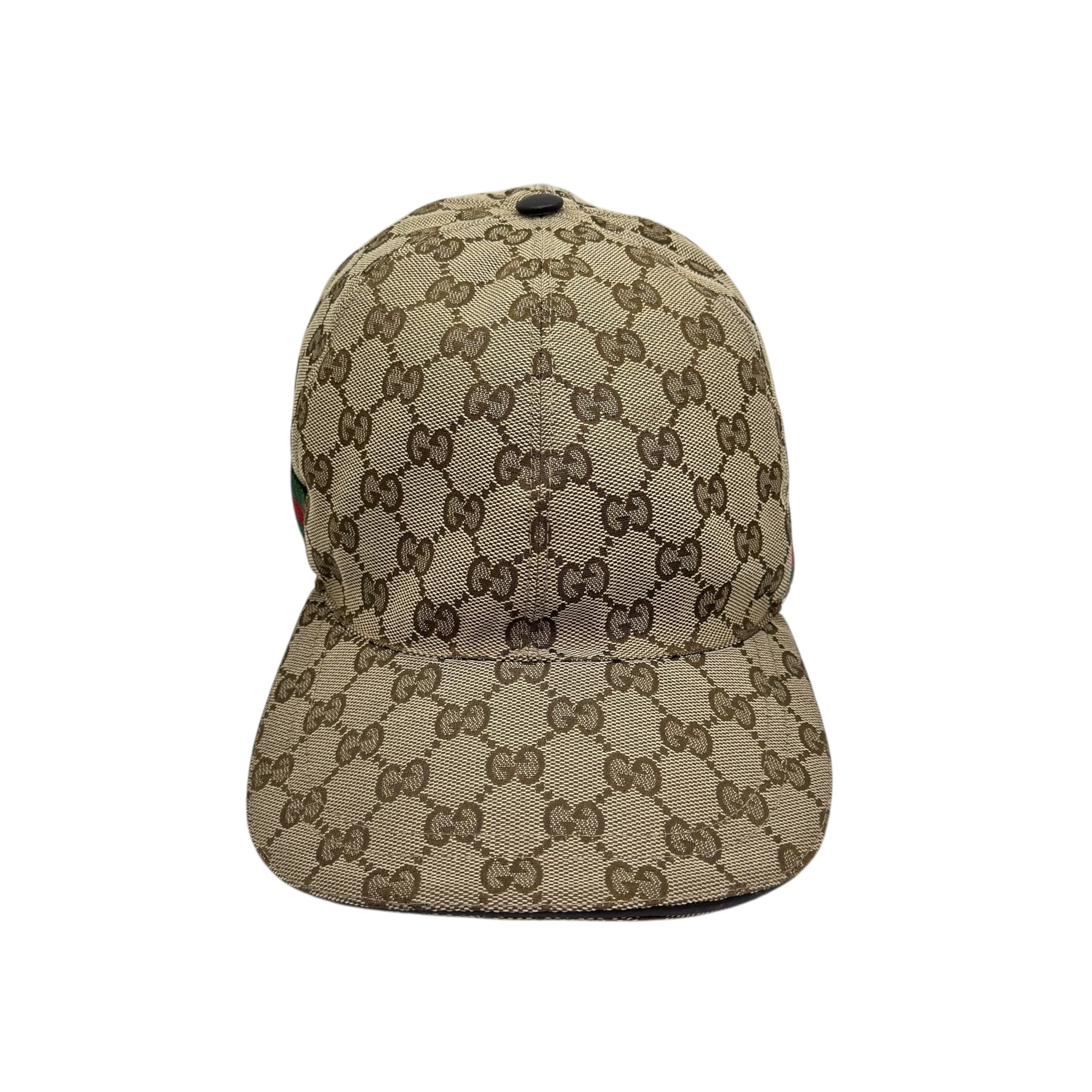 Cappellino da baseball in tessuto GG con Web taglia L