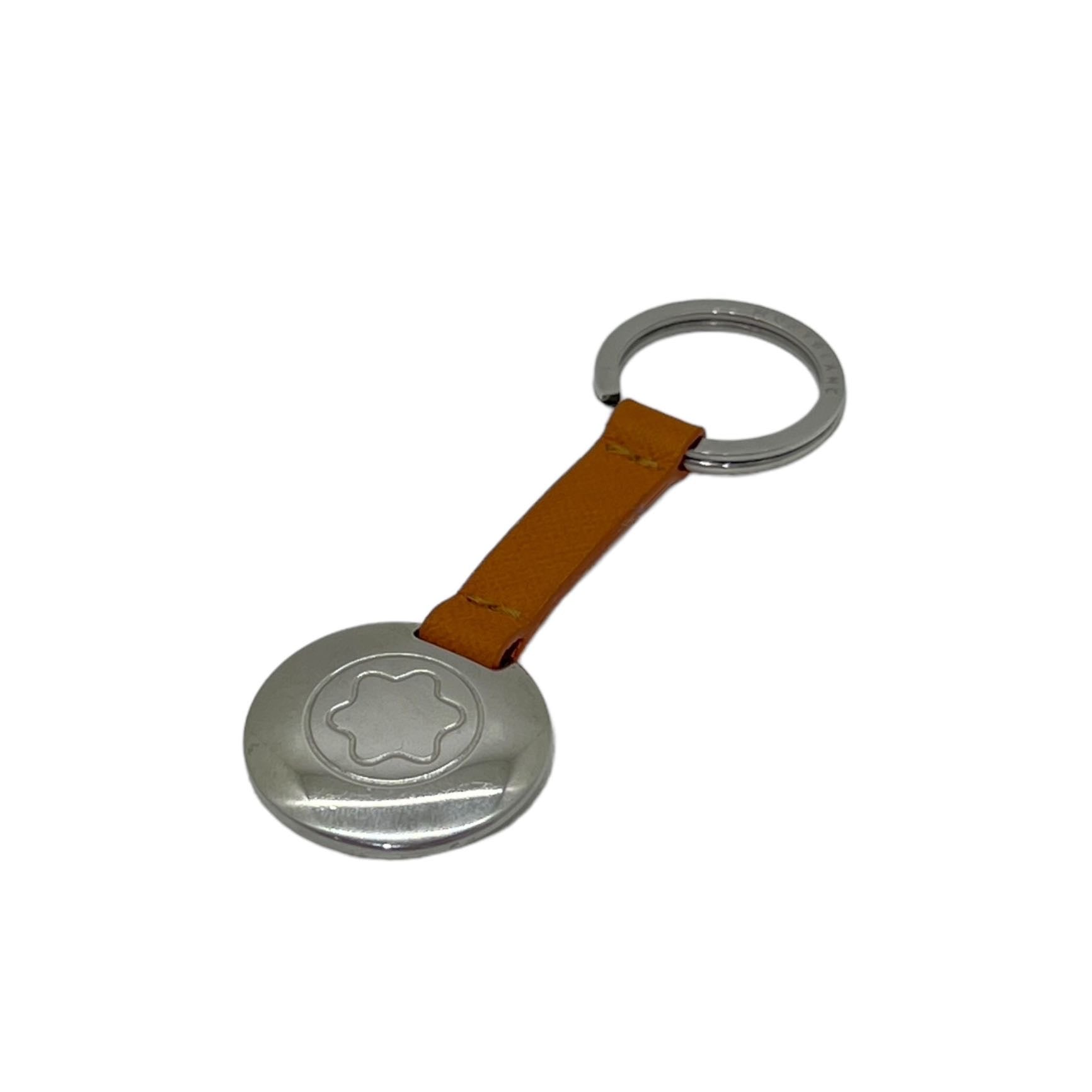 MONTBLANC SOLITAIRE LEATHER KEY RING