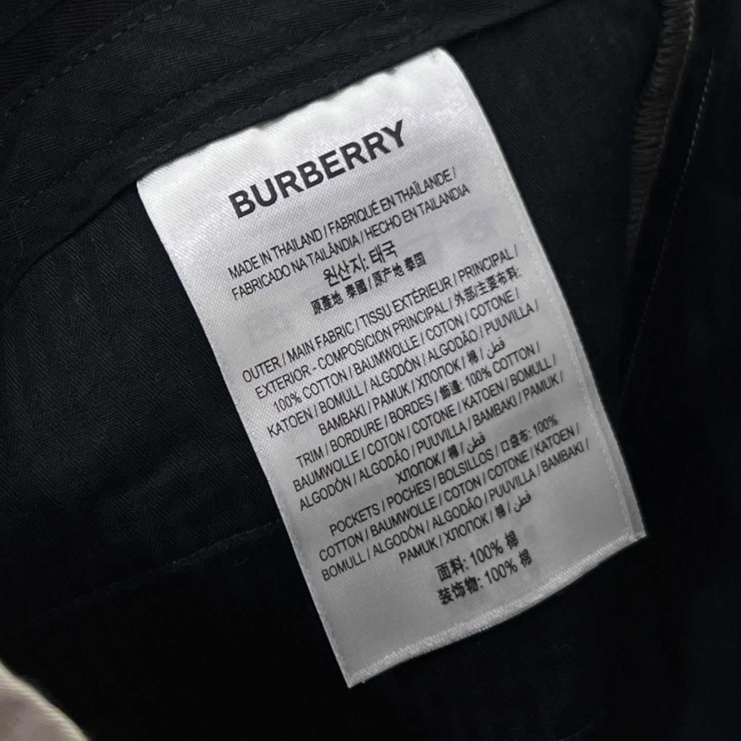 BURBERRY PANTALONI IN COTONE TG 46