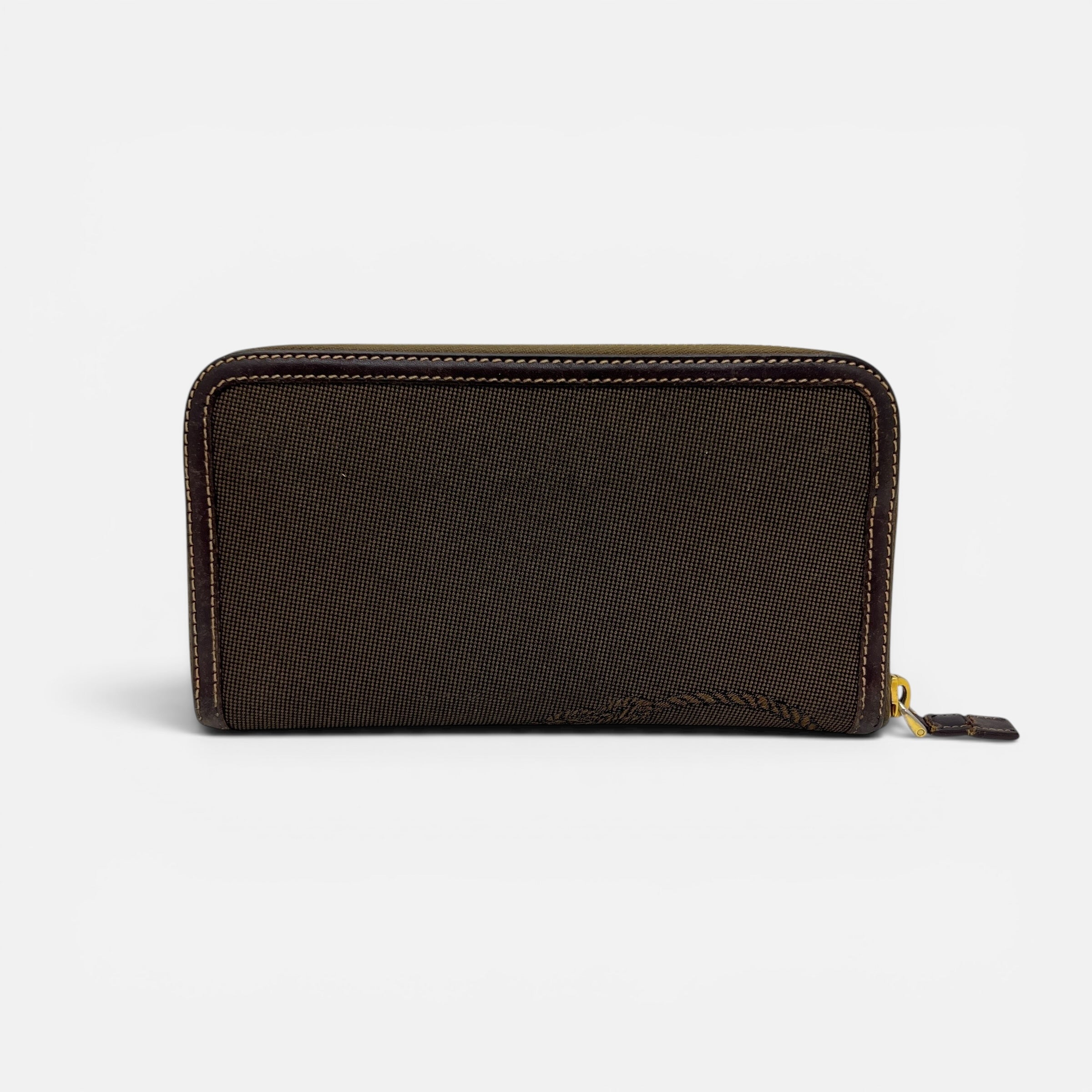 Portafoglio vintage con zip