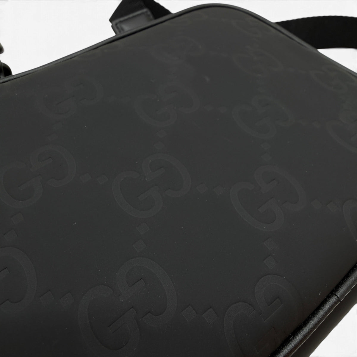Borsa a tracolla GG Monogram Rubber effect