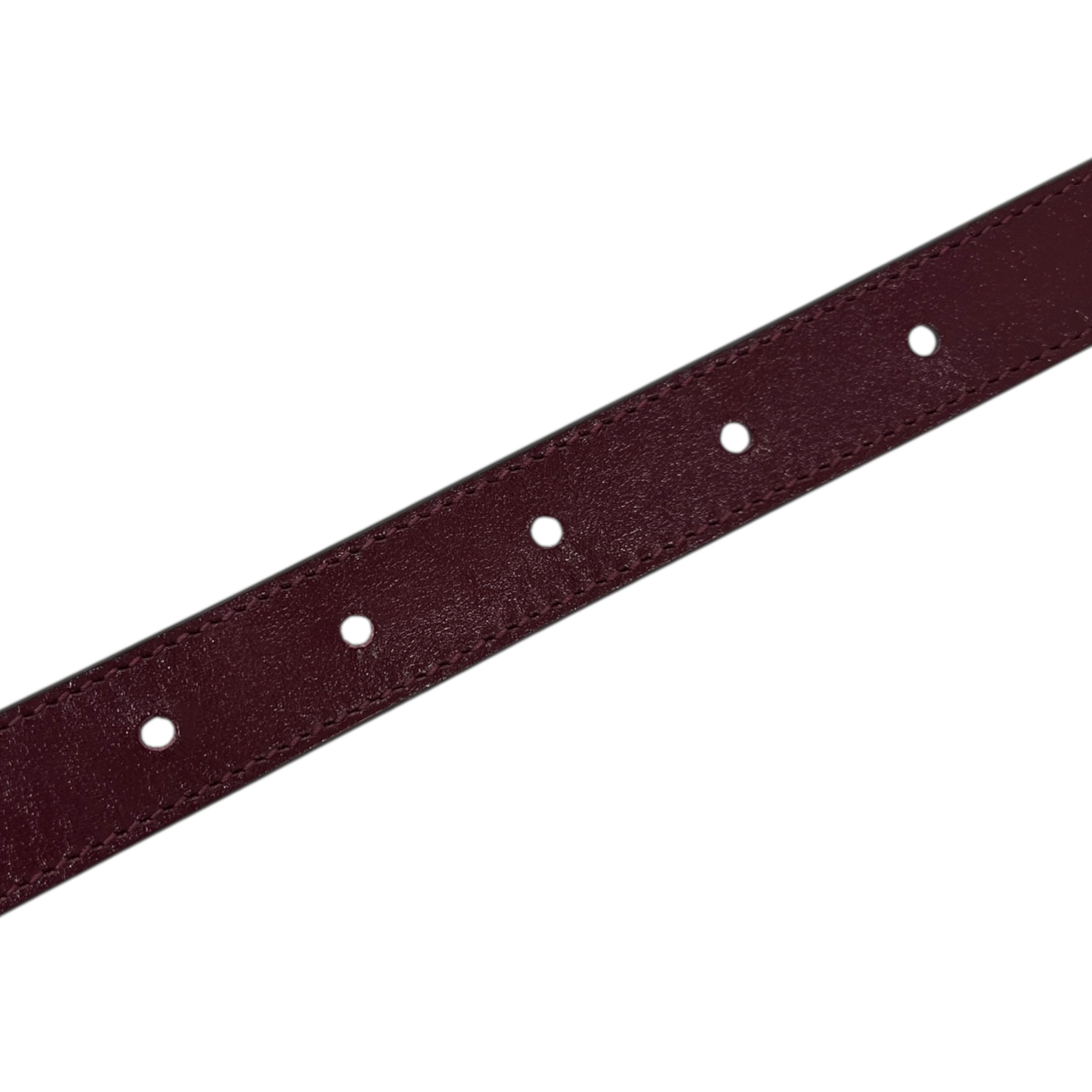 Cintura sottile reversibile GG Marmont taglia 70