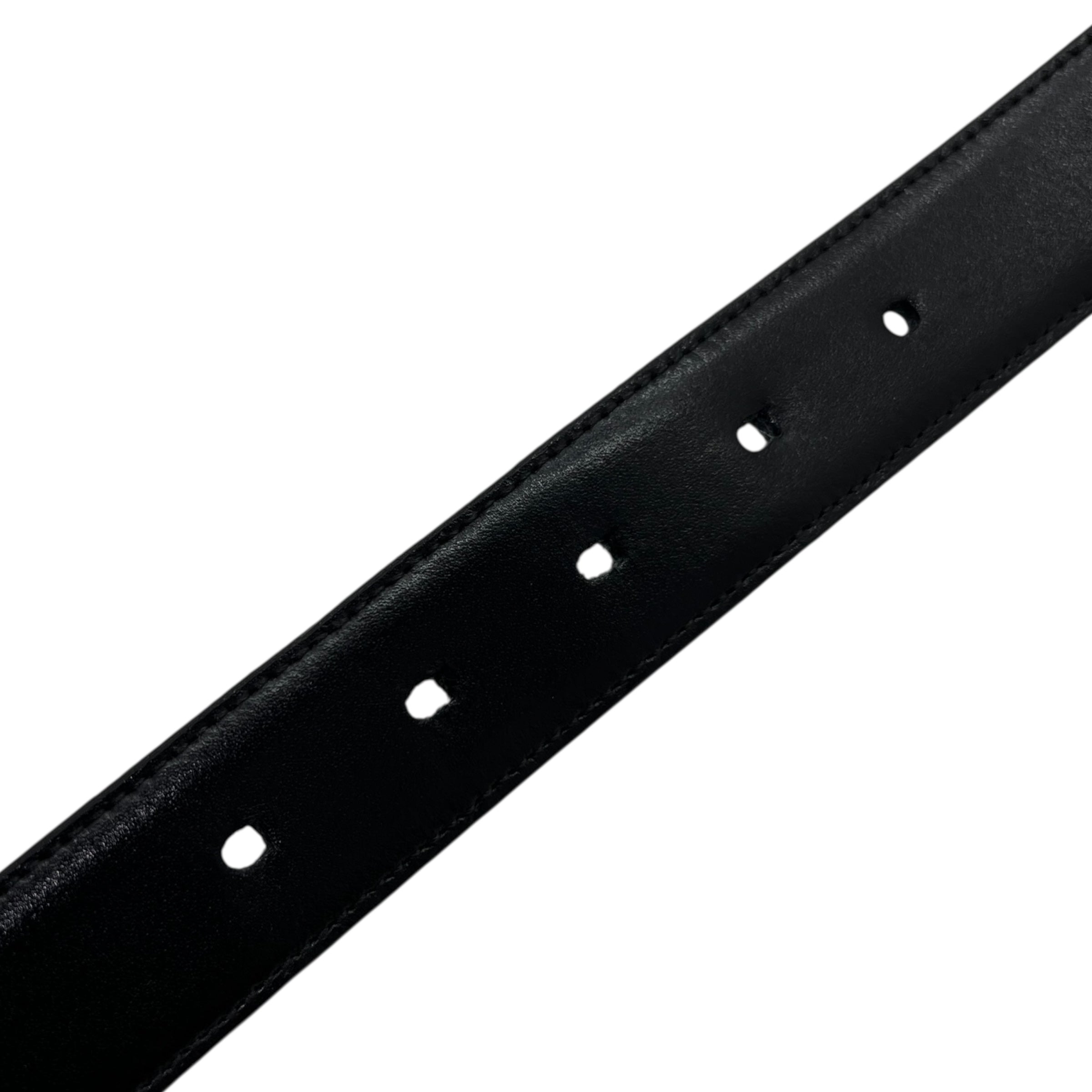 Cintura reversibile in pelle taglia 90