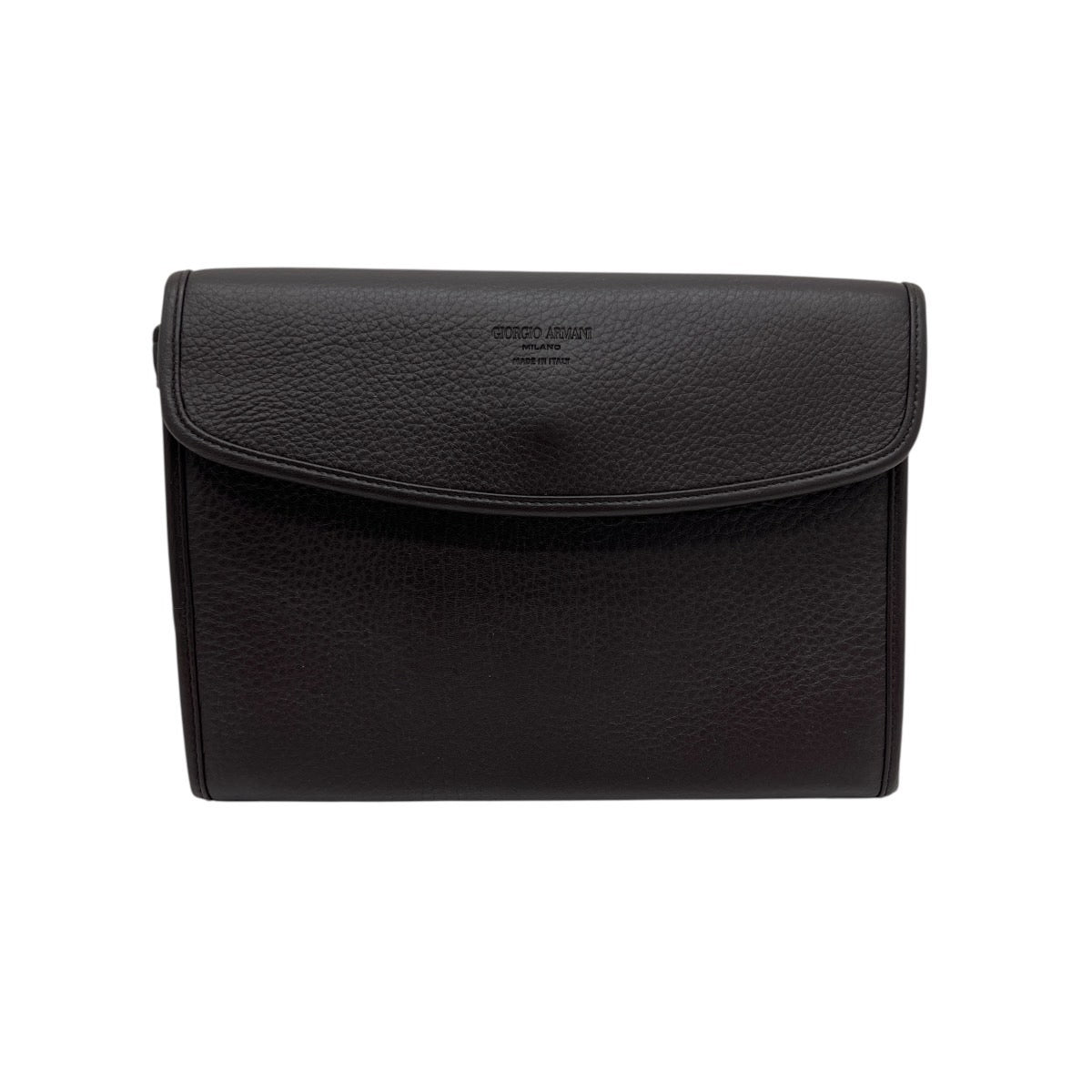 GIORGIO ARMANI POCHETTE ORGANIZER IN PELLE