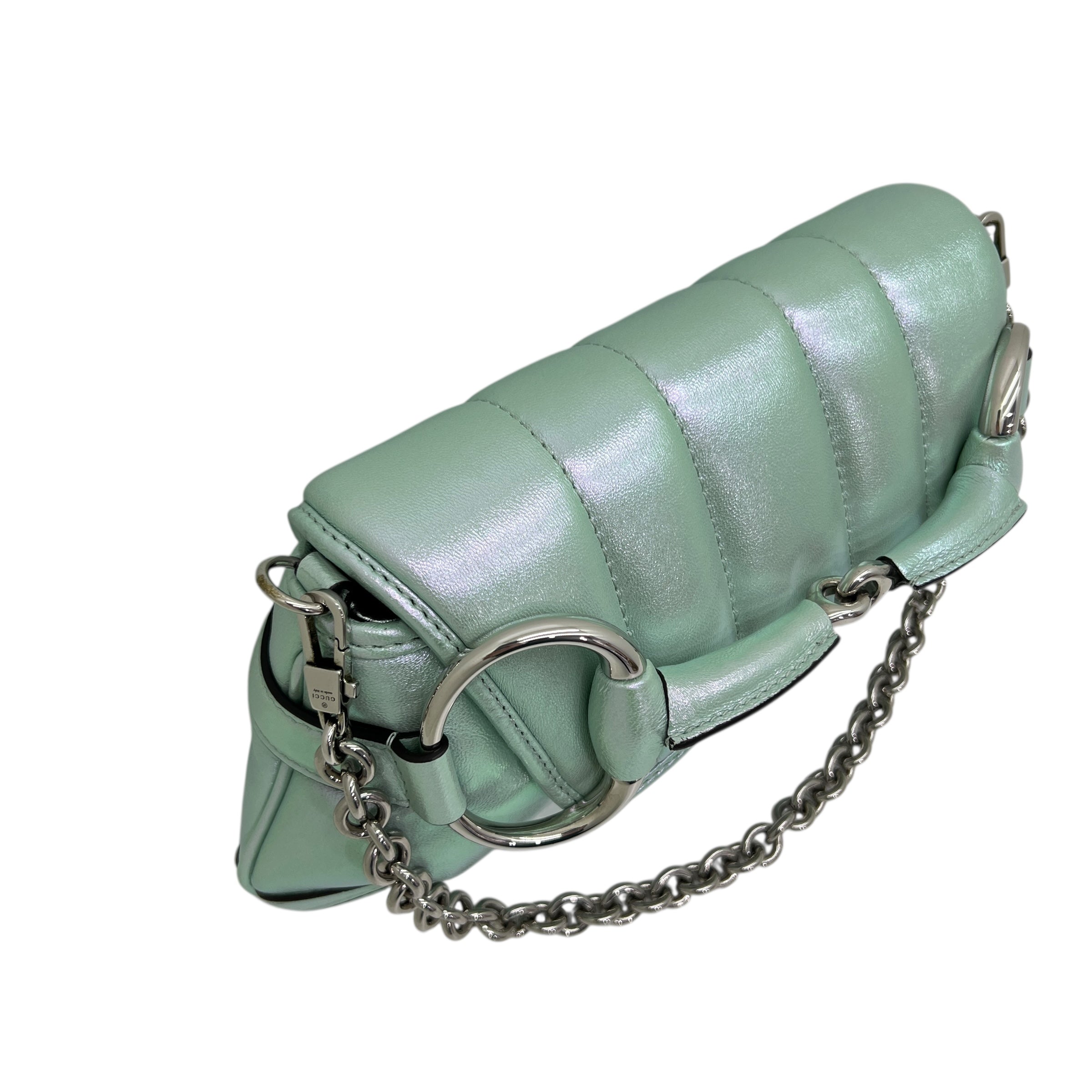 Horsebit chain borsa a spalla piccola