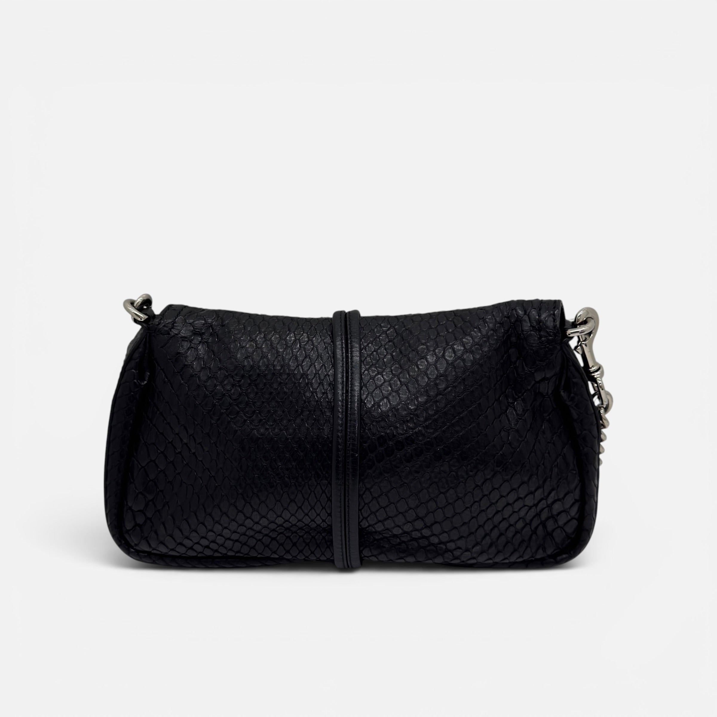 Borsa a spalla in pitone