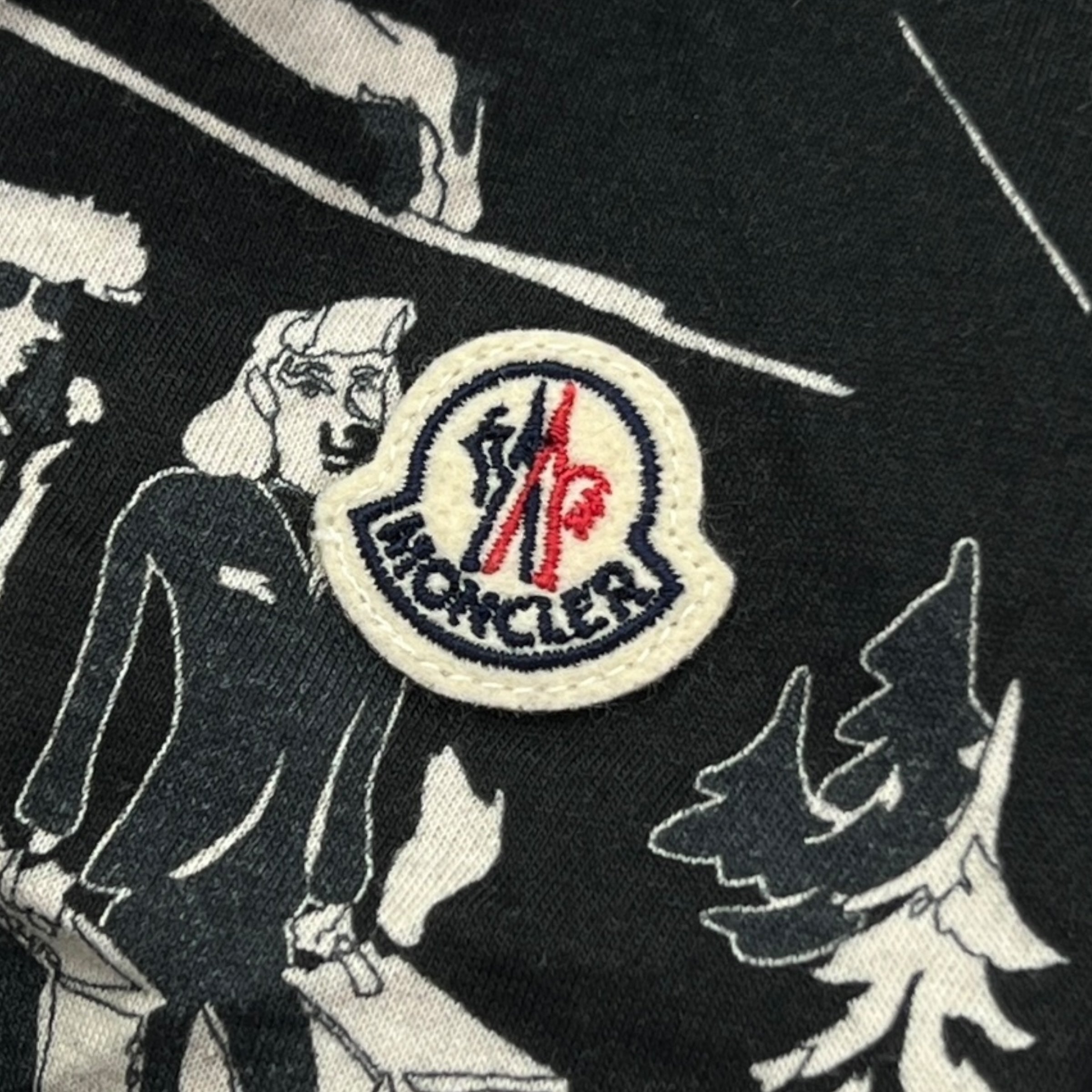 T-shirt Skiing logo taglia M