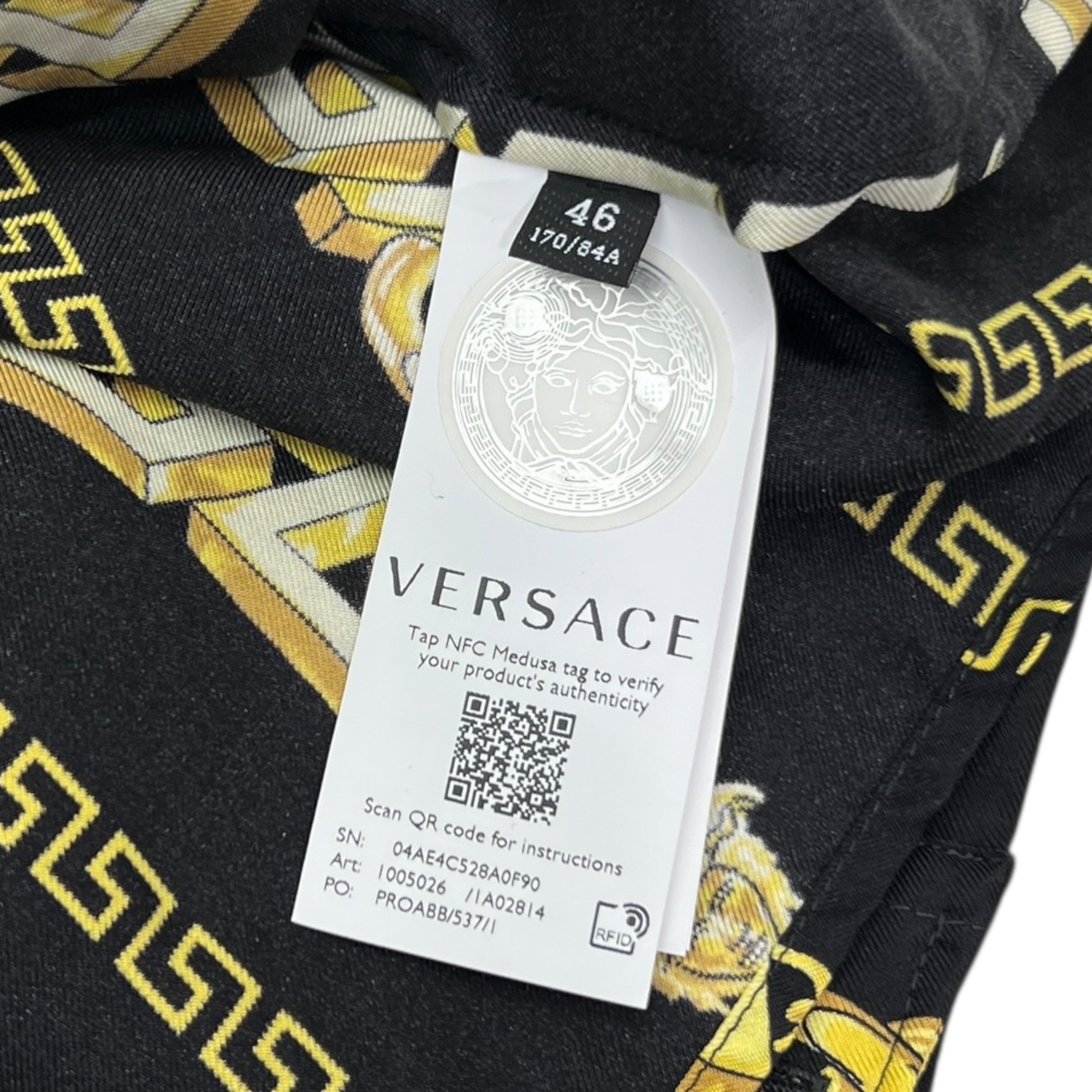 Camicia in seta Barocco