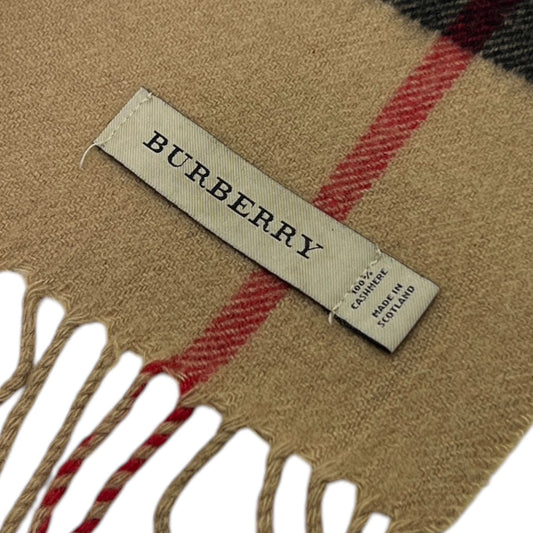 BURBERRY SCIARPA IN CASHMERE CHECK