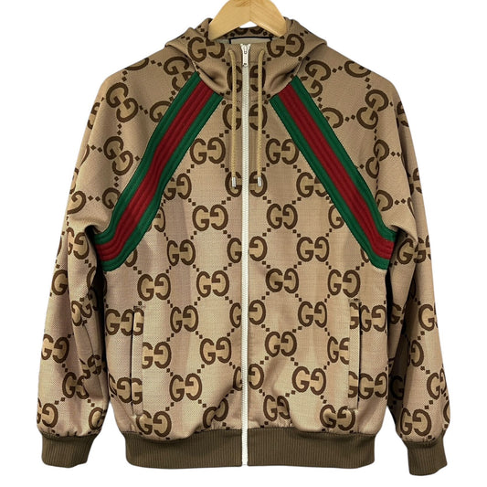 GUCCI GIACCA JUMBO GG CON ZIP TG XS (VESTE M)