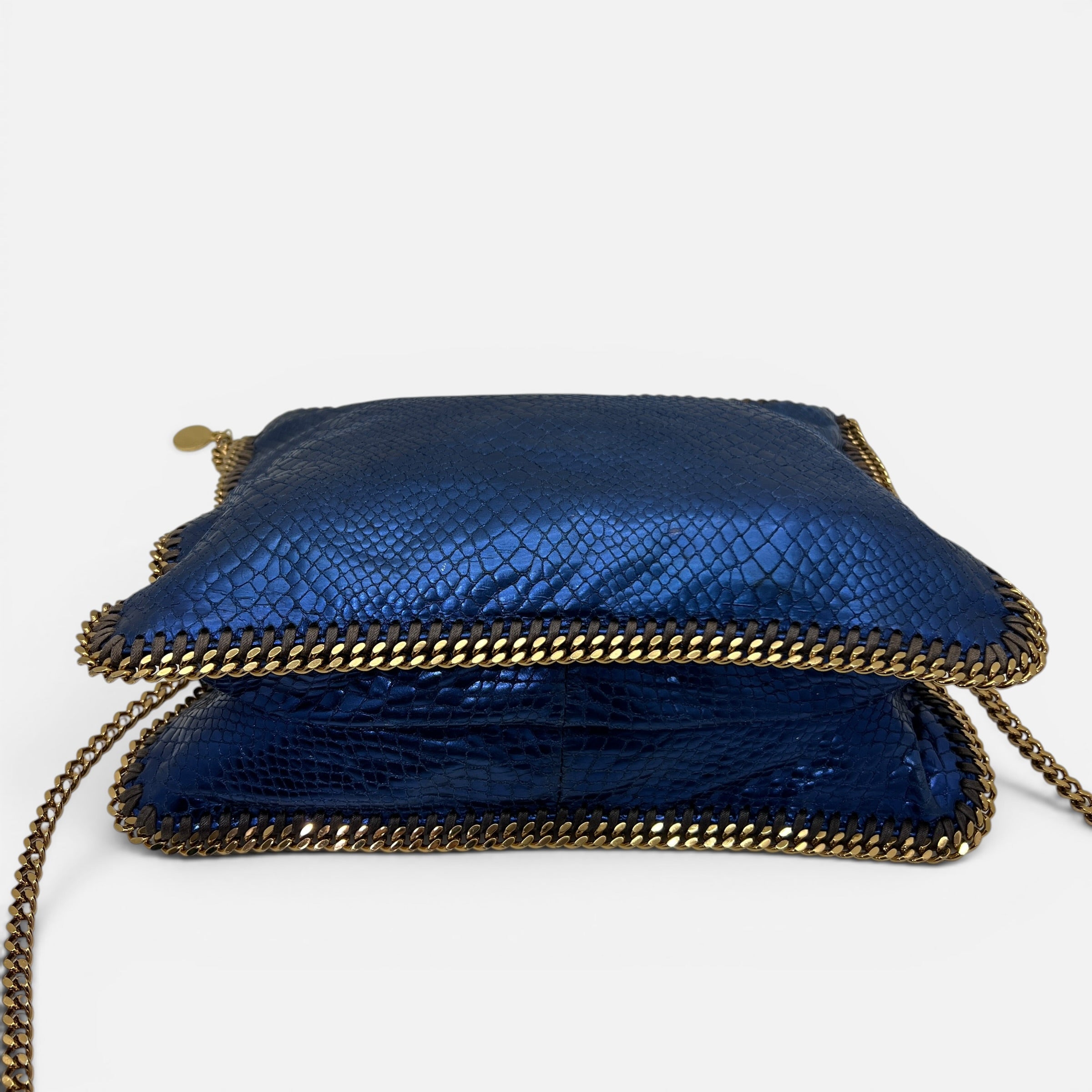Borsa Falabella a tracolla Metallic Snake