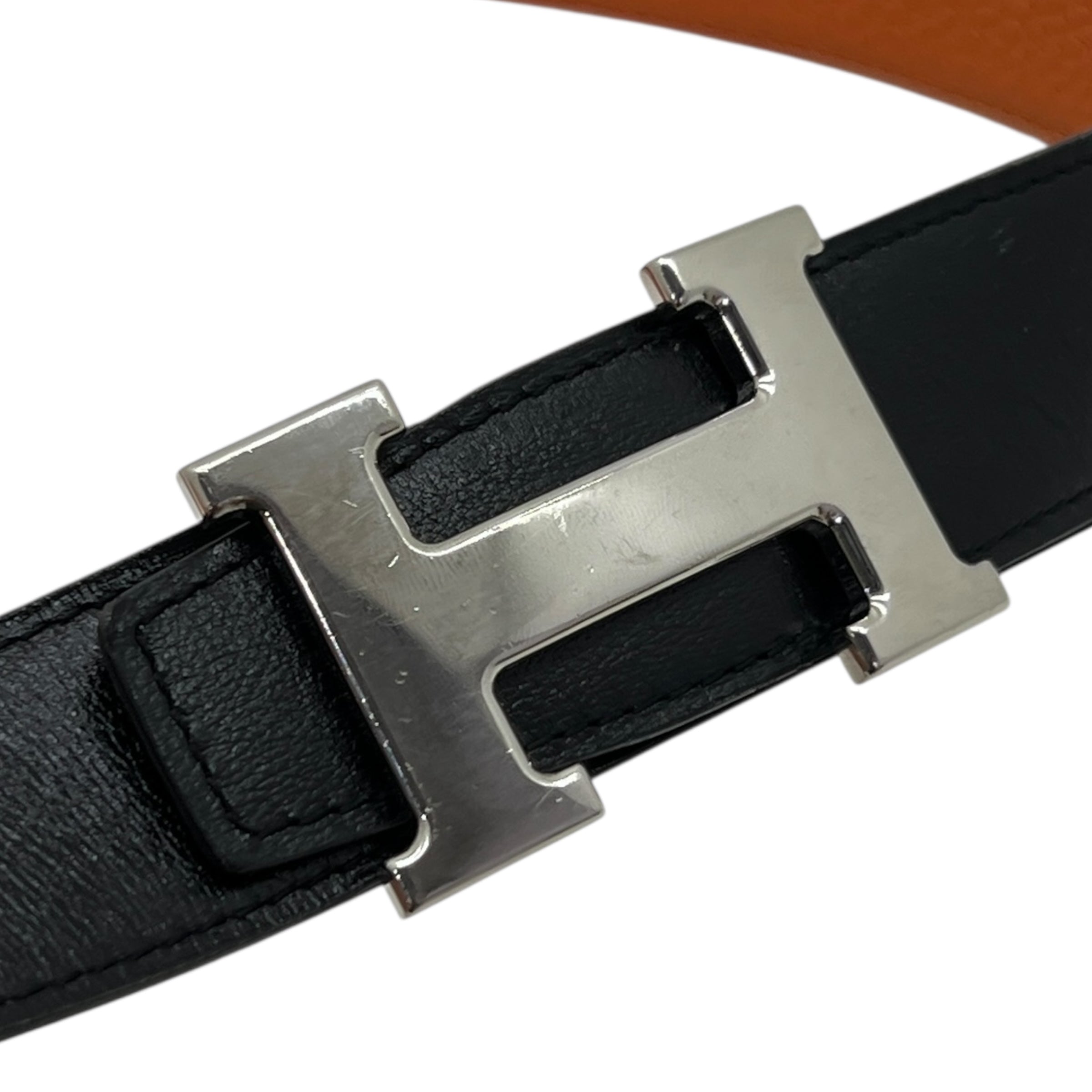 Fibbia H da cintura & pelle reversibile 32 mm