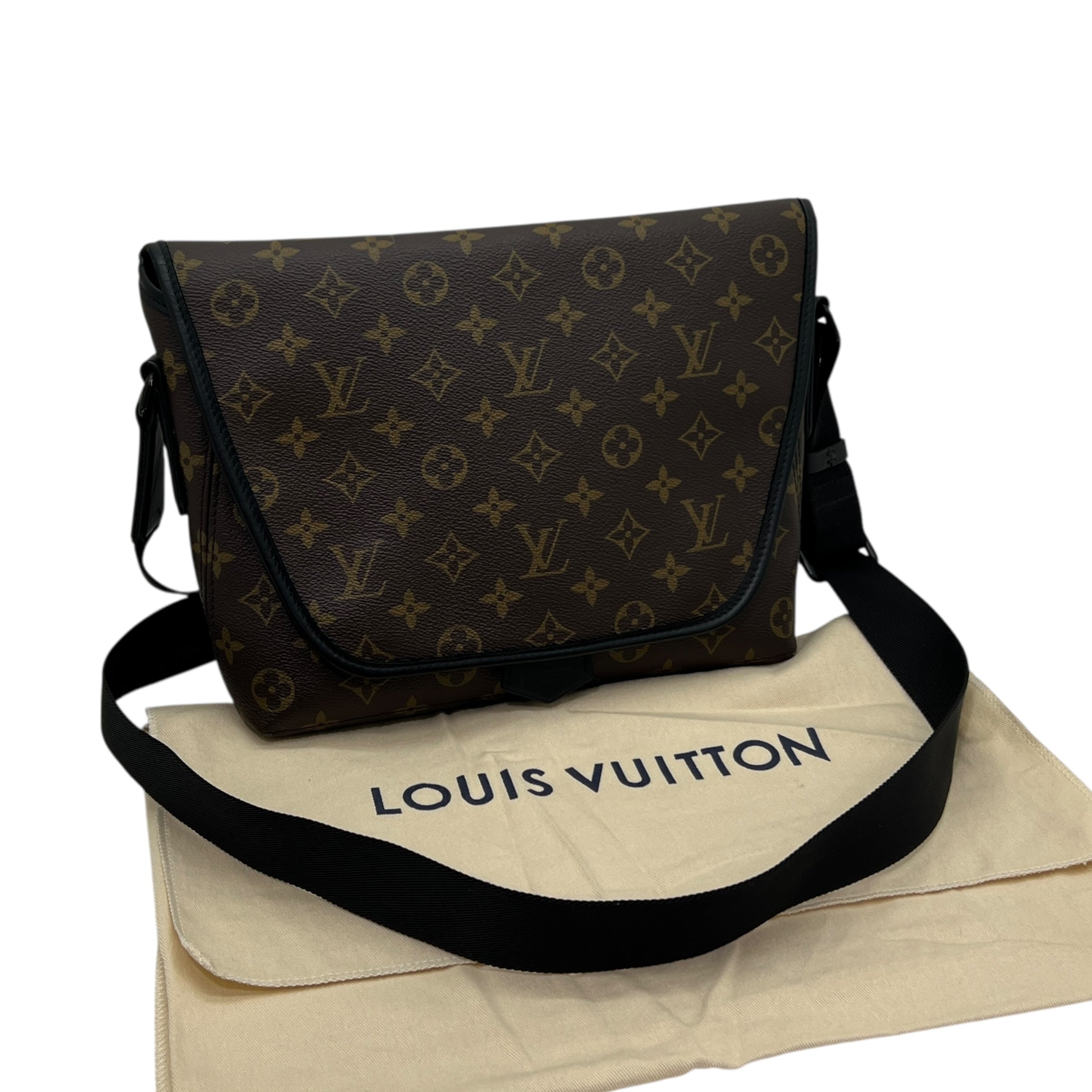 Borsa messenger Monogram Macassar
