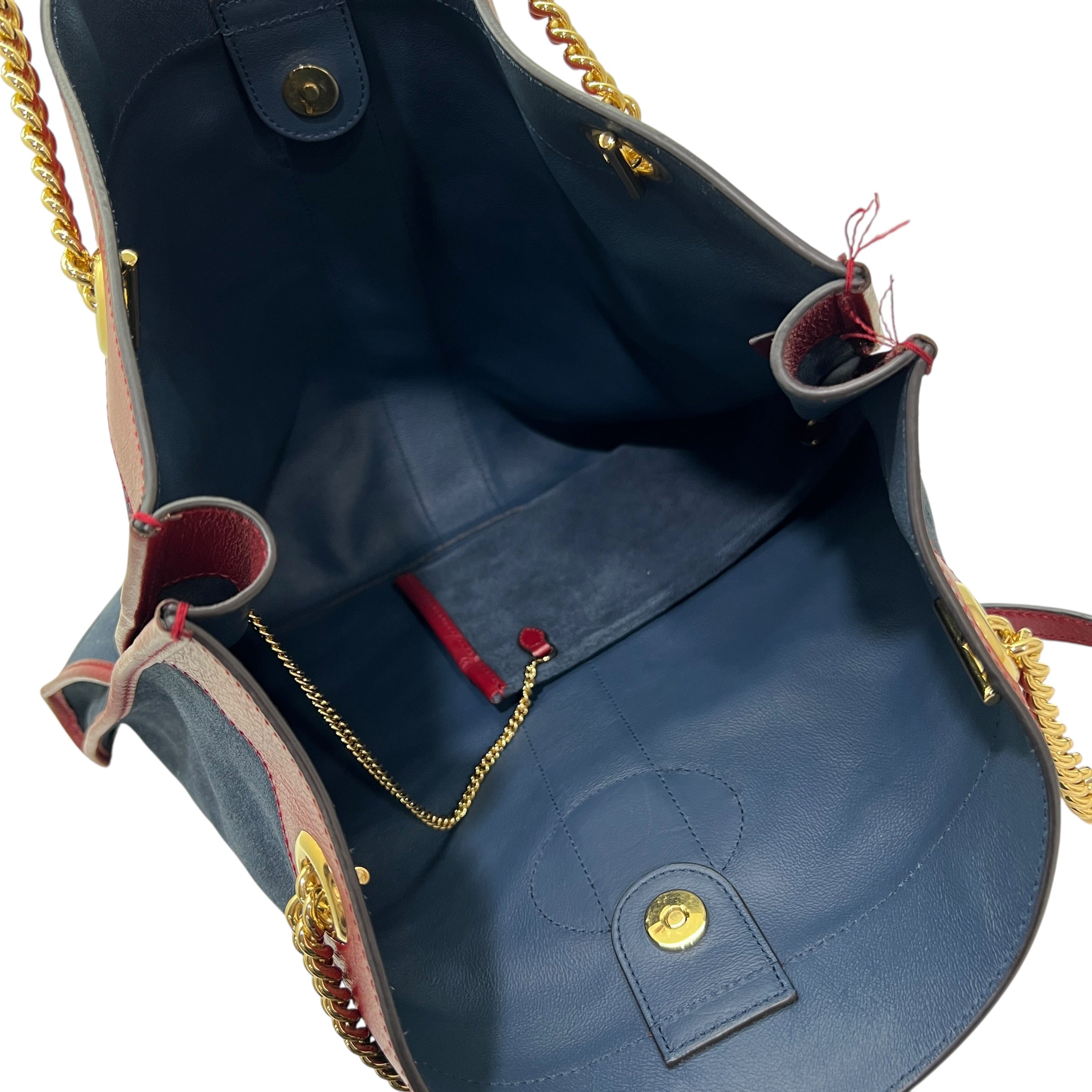 Raja borsa shopping in pelle scamosciata