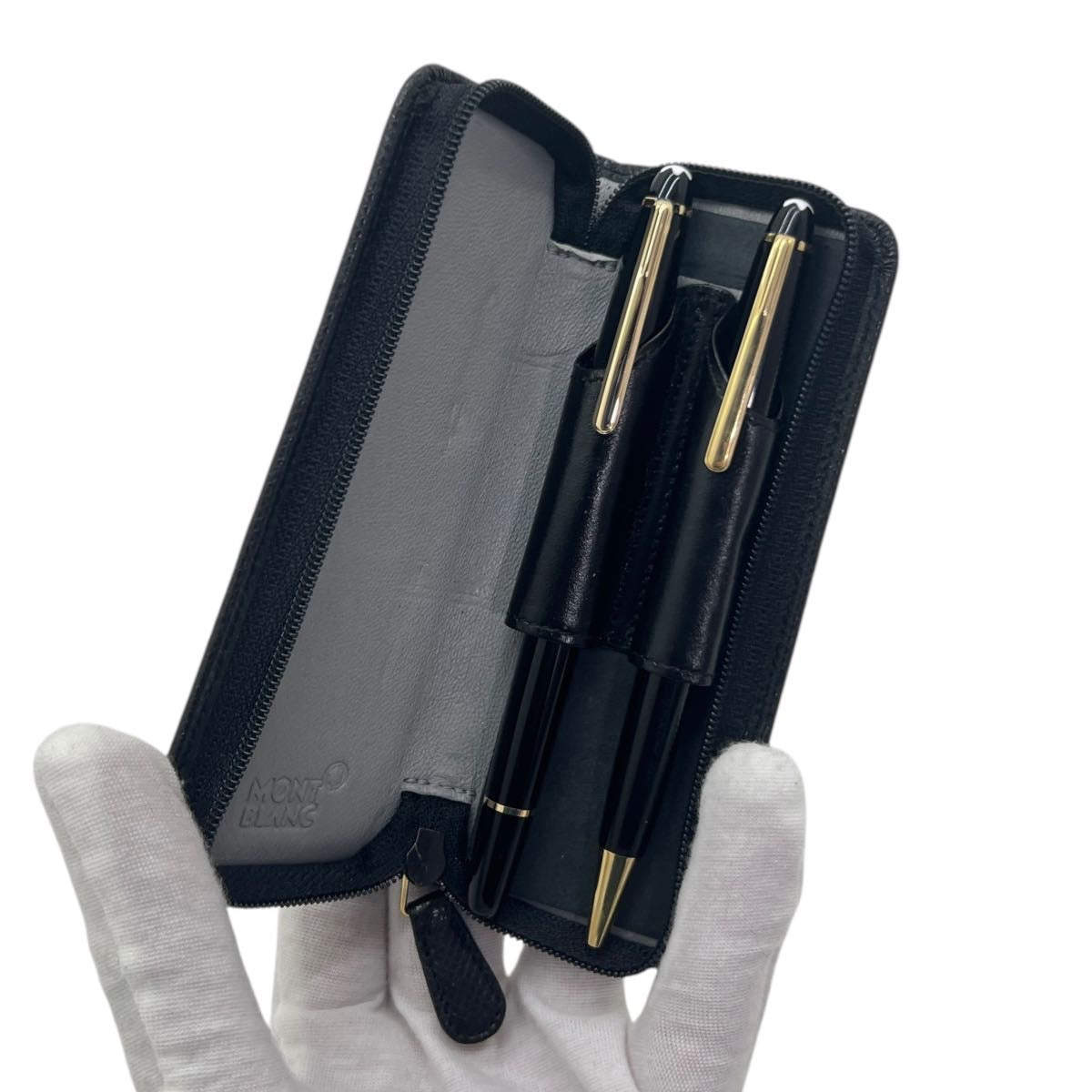 MONTBLANC SET PENNA ROLLER E SFERA CON PORTA STRUMENTI