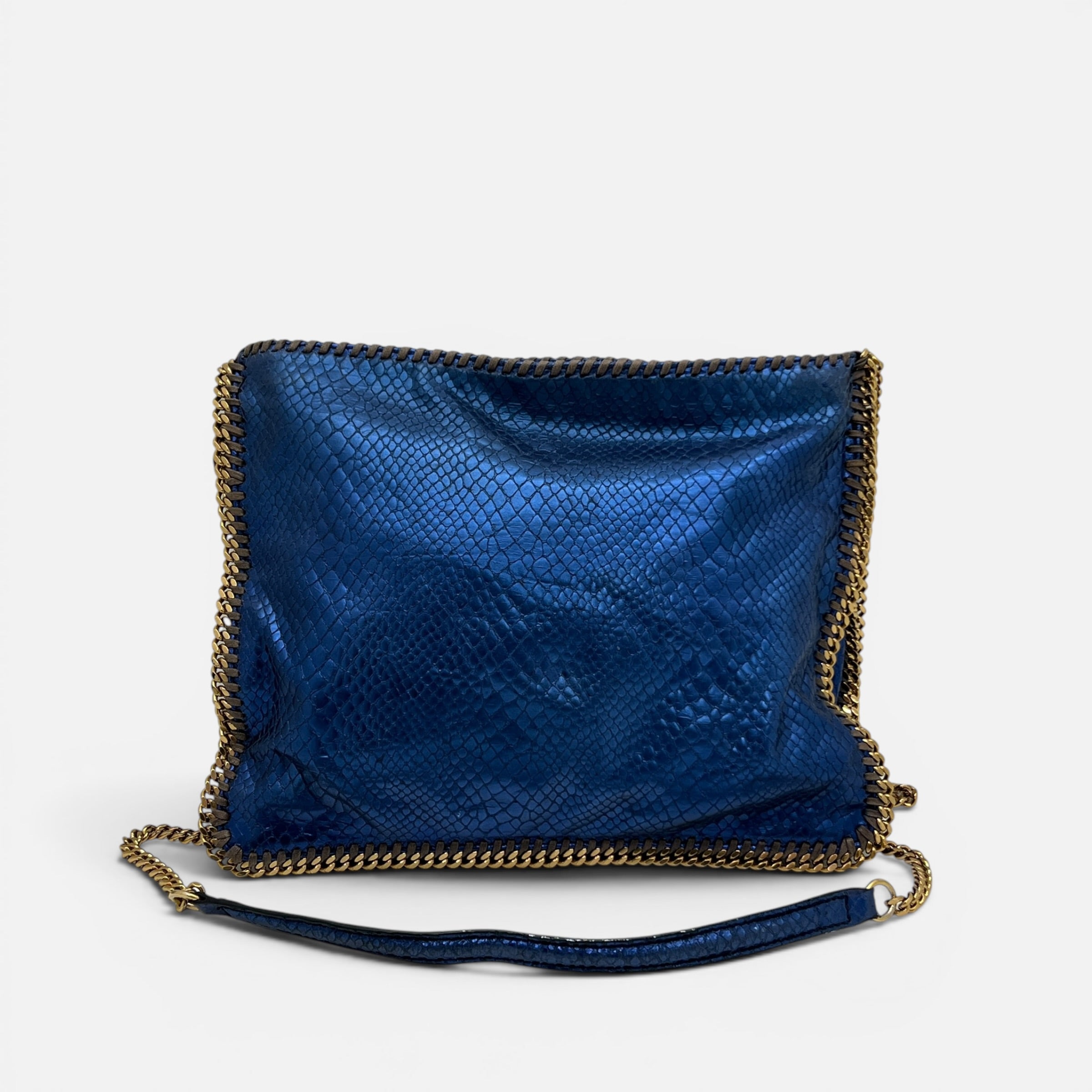 Borsa Falabella a tracolla Metallic Snake
