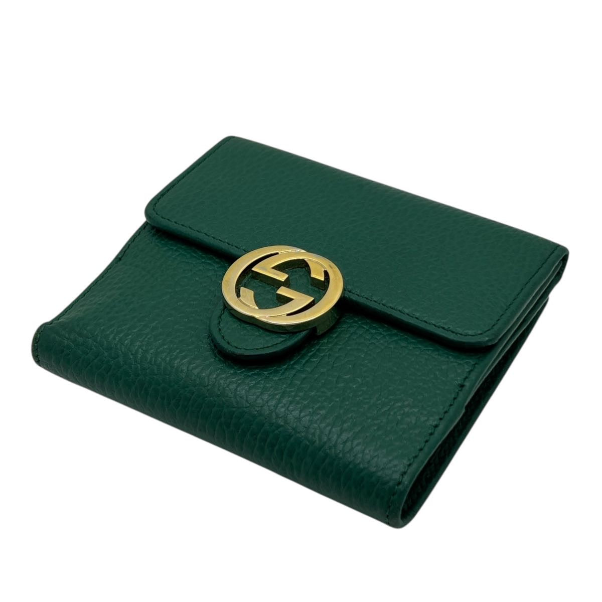 GUCCI PORTAFOGLIO COMPATTO INTERLOCKING G